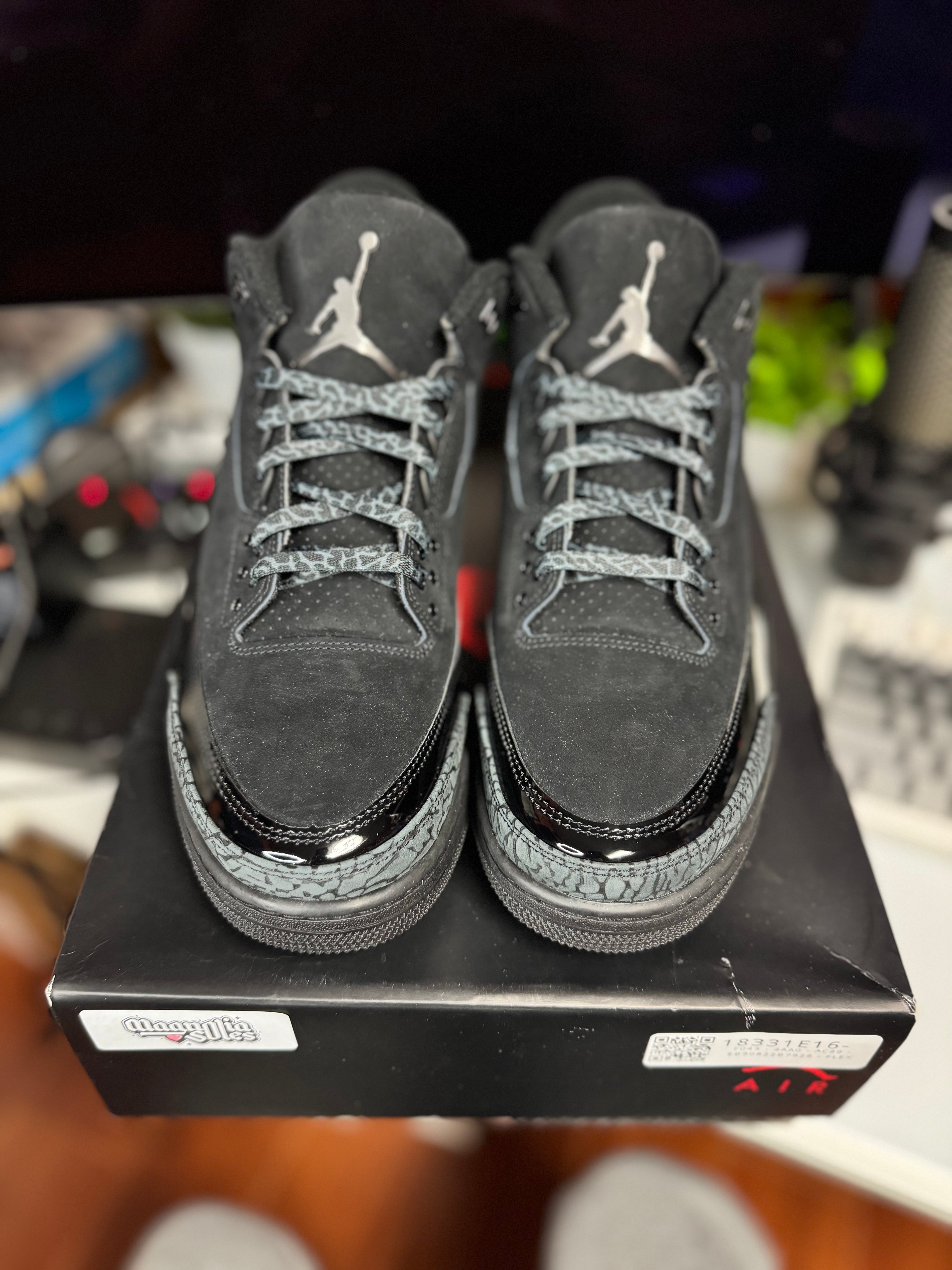 "Black Cat" Air Jordan Retro 3