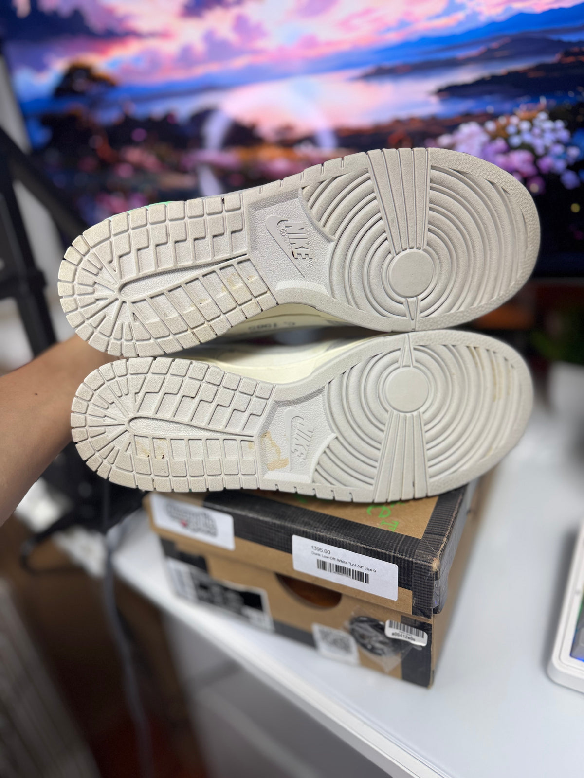 "Lot 30" Off White Nike Dunk Low