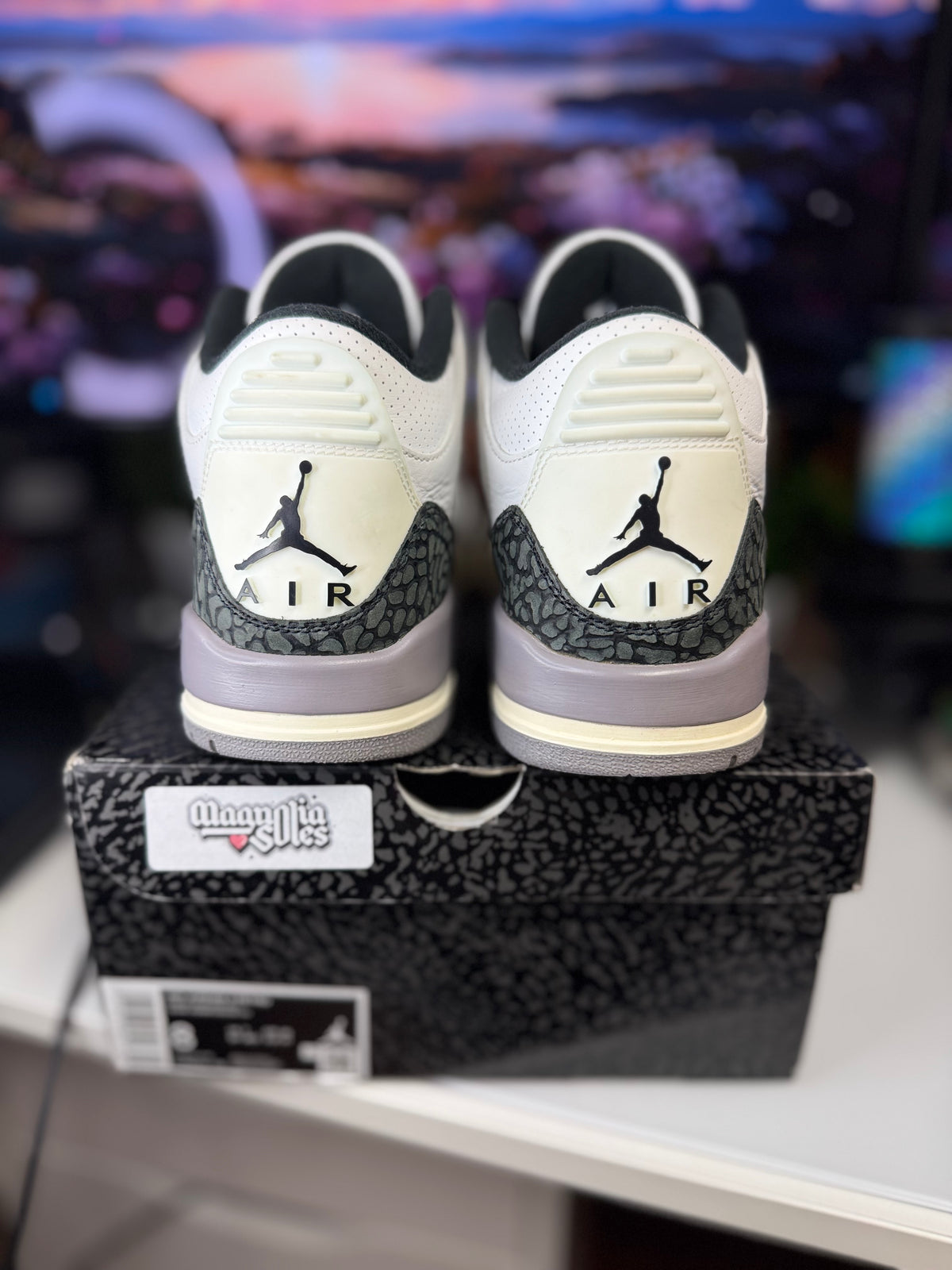"Cement Grey" Air Jordan Retro 3