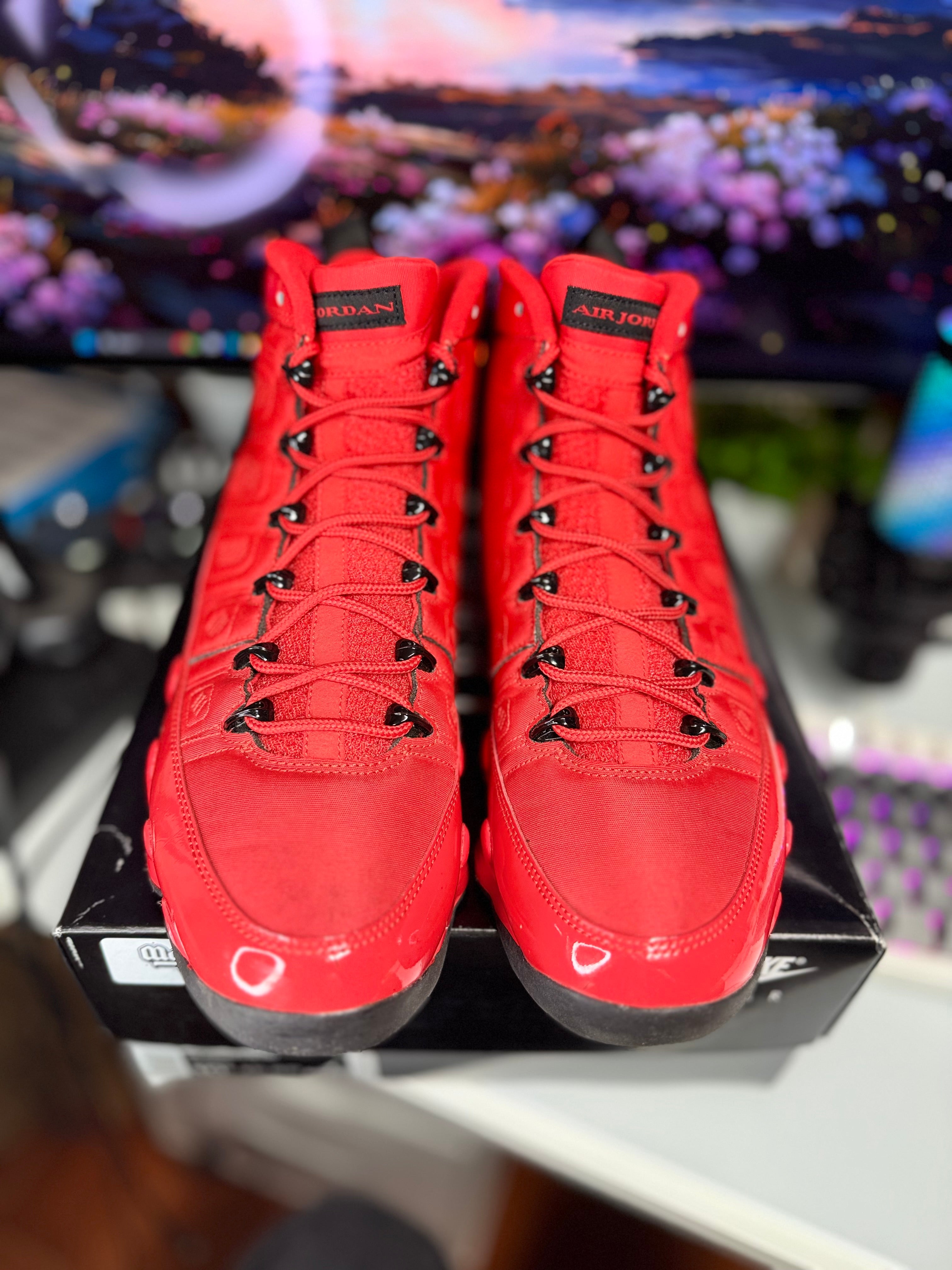 "Chile Red" Air Jordan Retro 9
