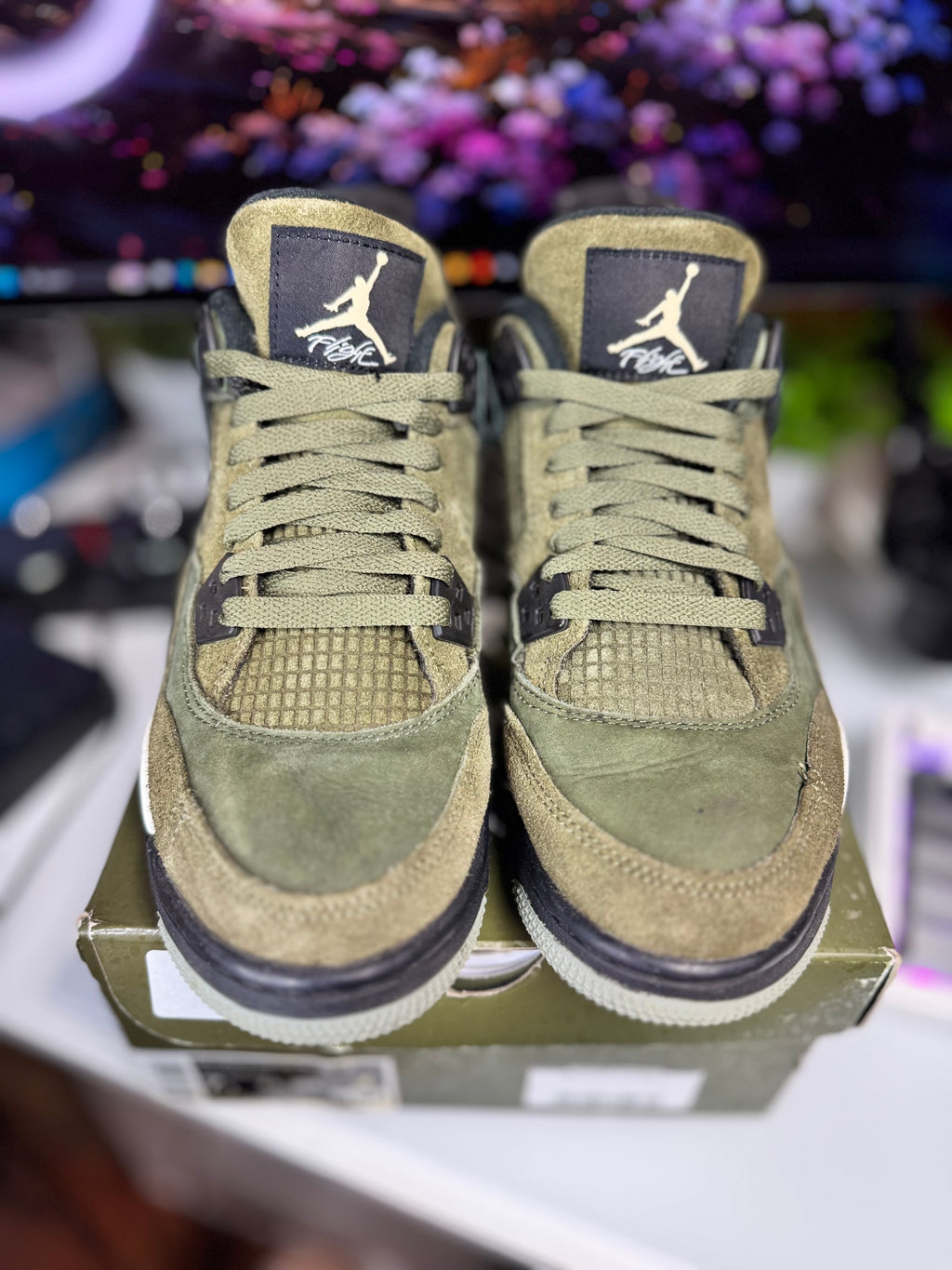 "Olive Craft" Air Jordan Retro 4 (GS)