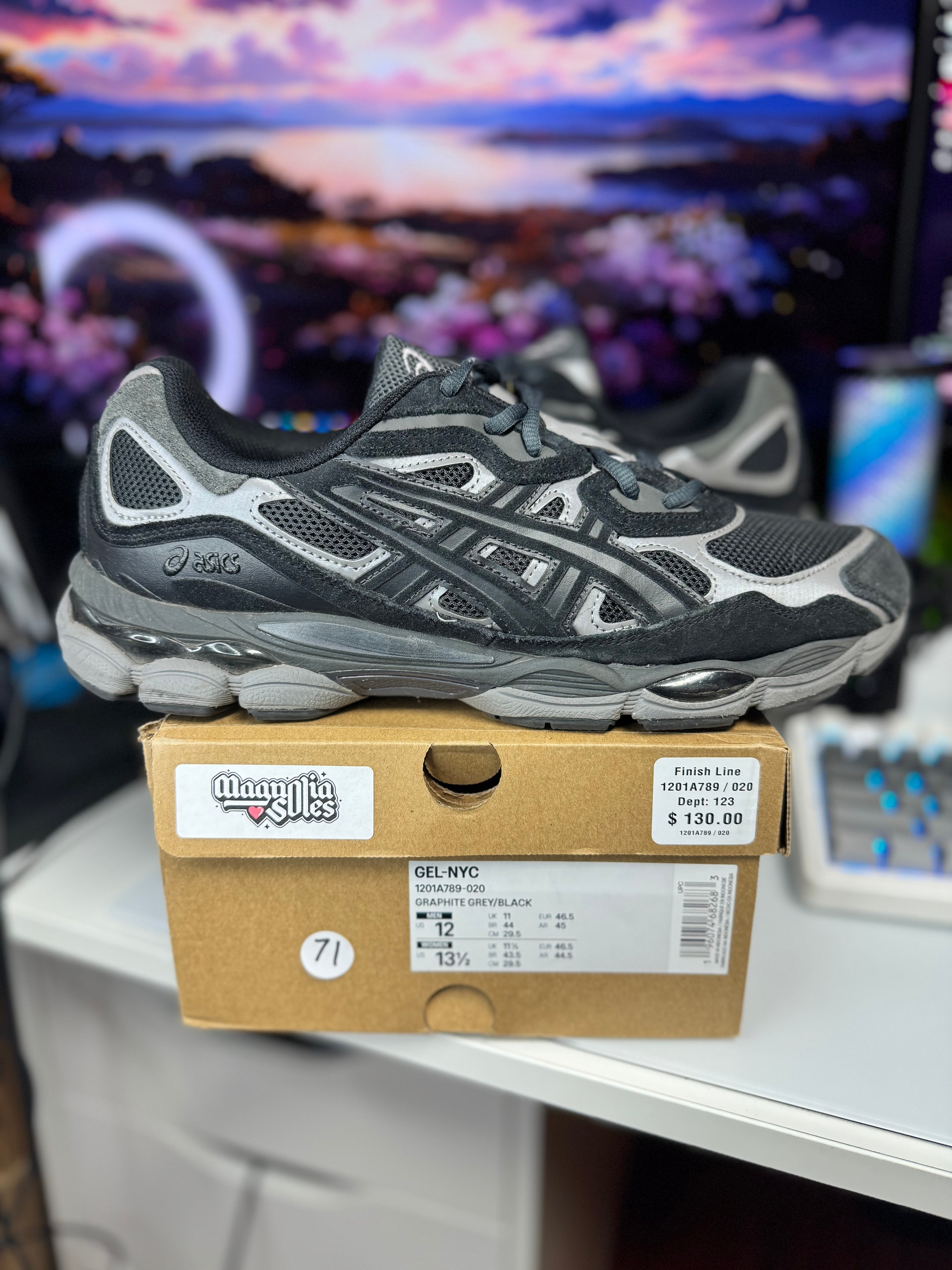 "Graphite Grey" Asics Gel-NYC