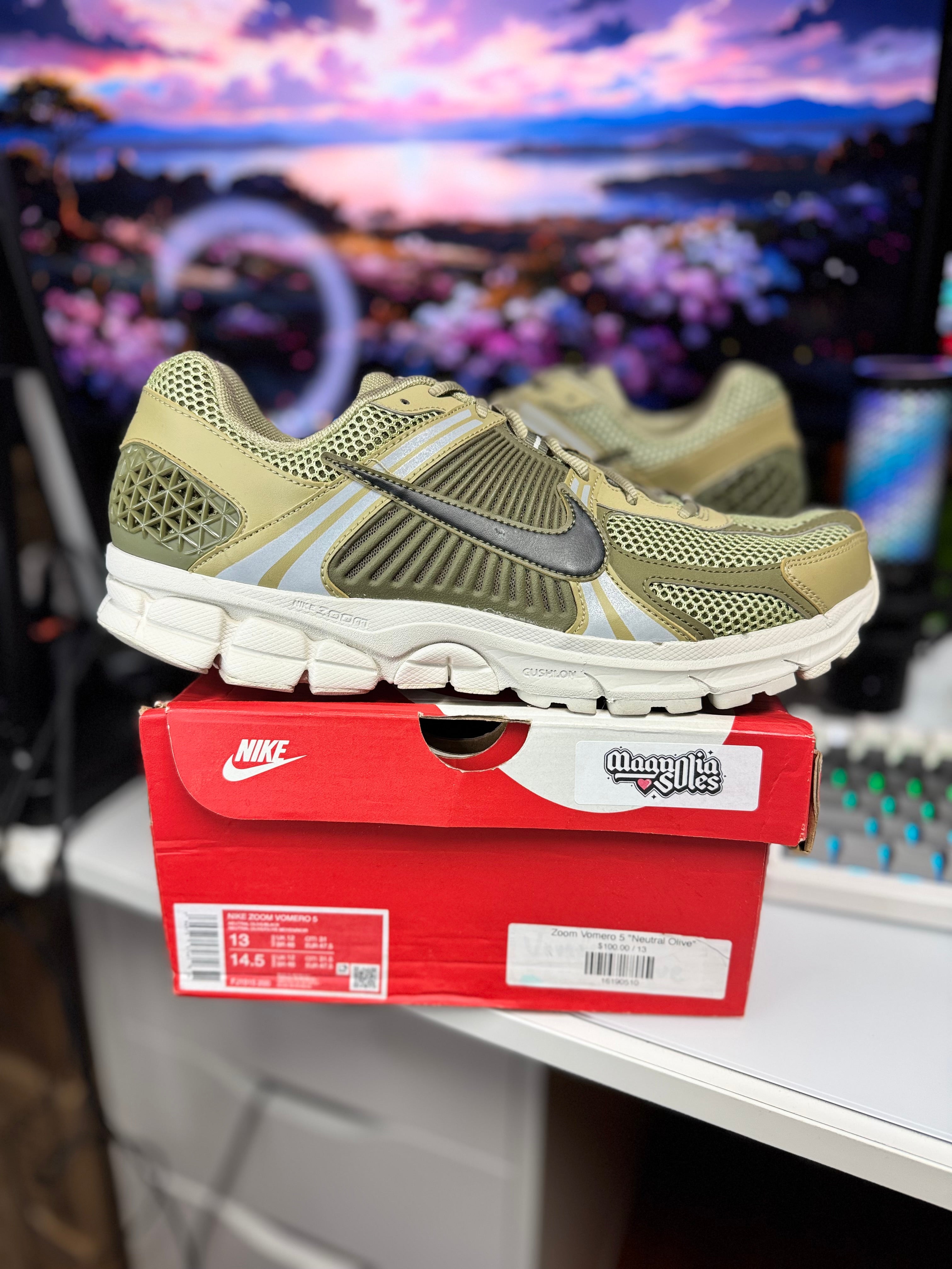 “Olive” Nike Zoom Vomero 5