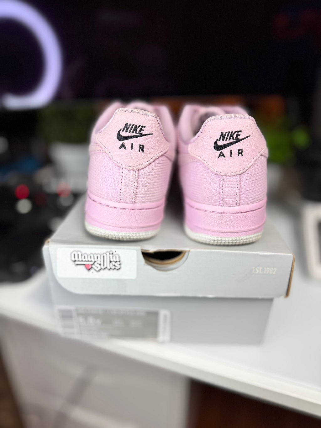 "Pink Corduroy" Nike Air Force 1 (GS)