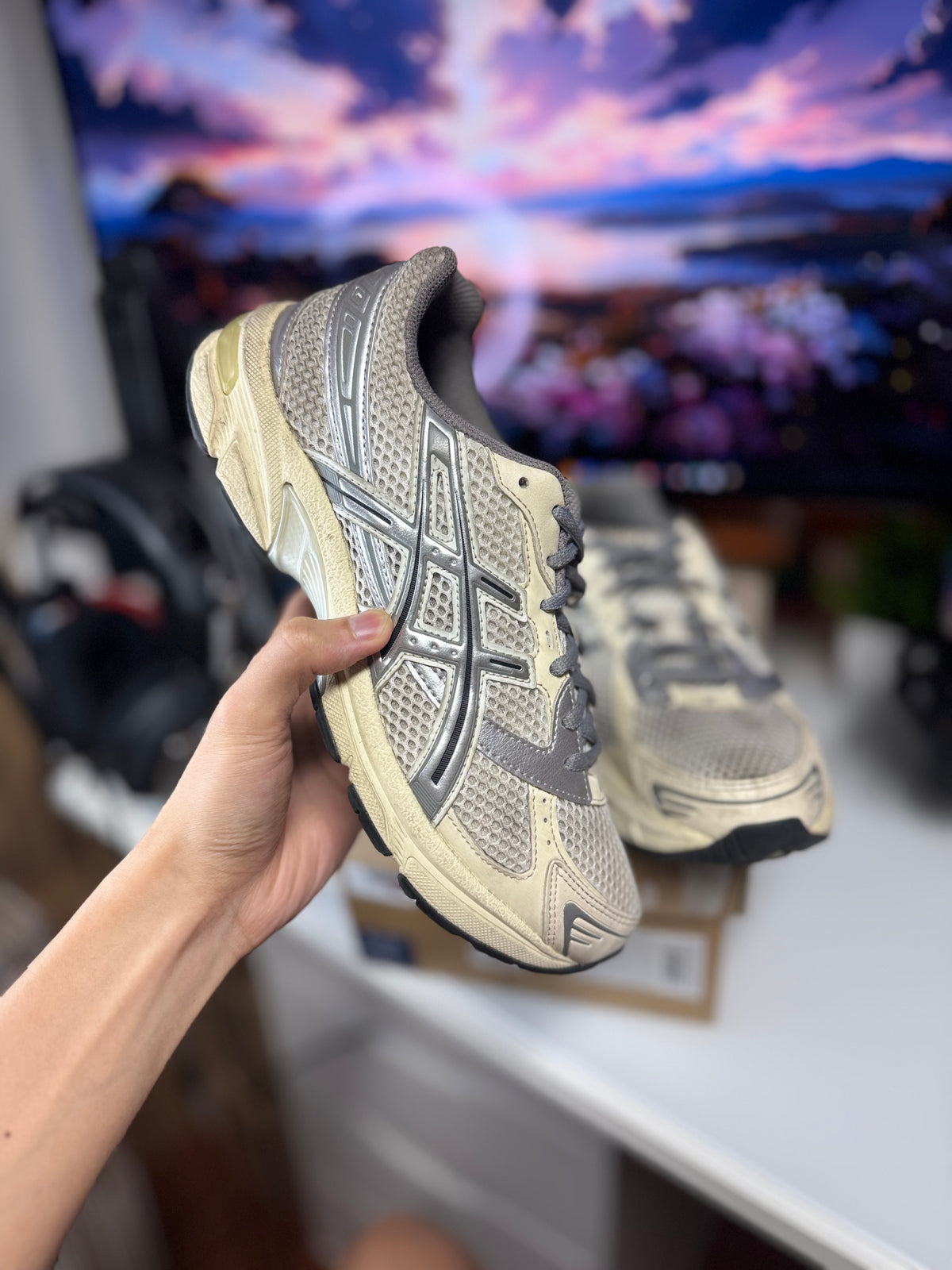 "Cream Clay" Asics Gel-1130