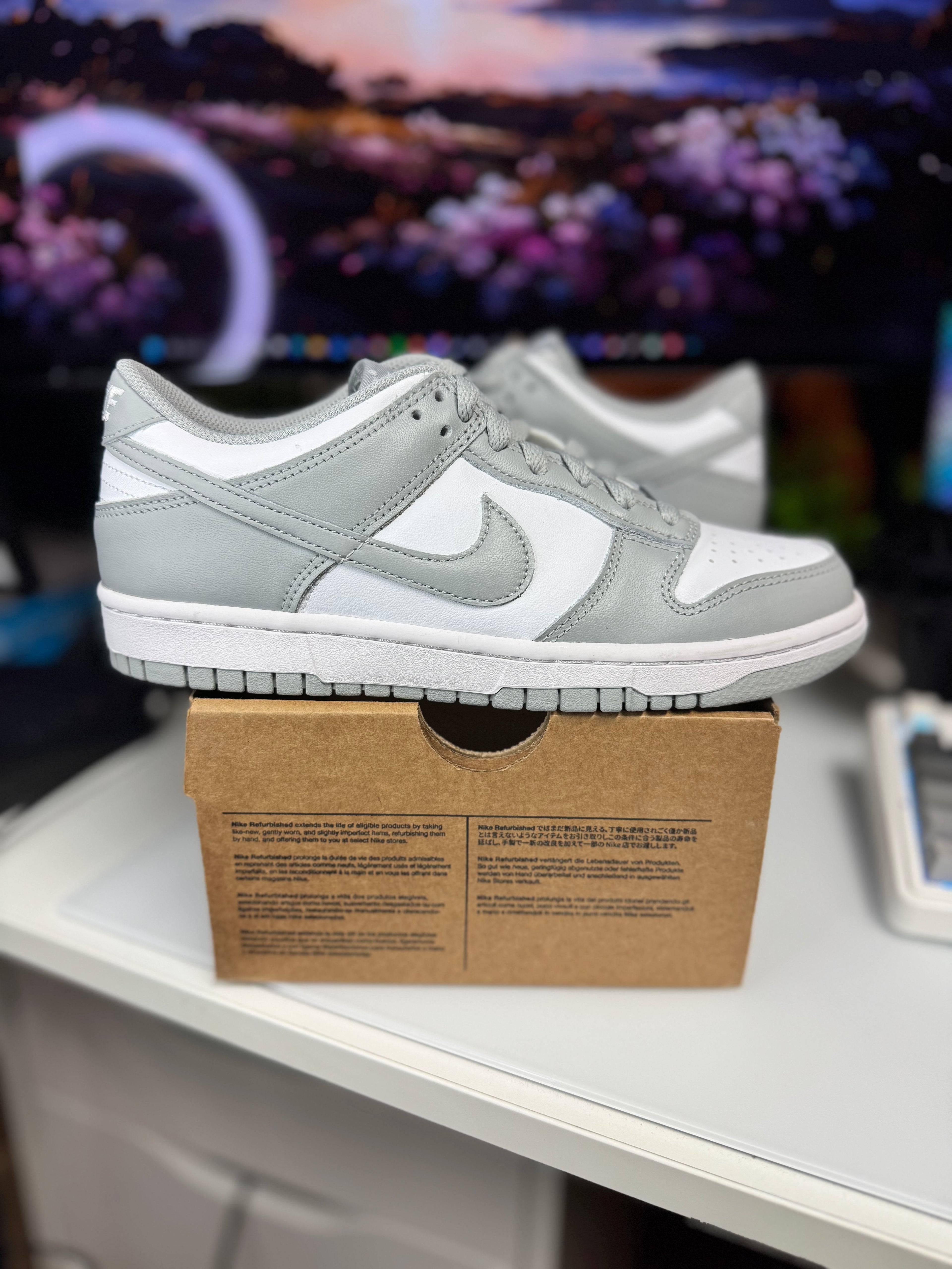 "Grey Fog" Nike Dunk Low (GS)