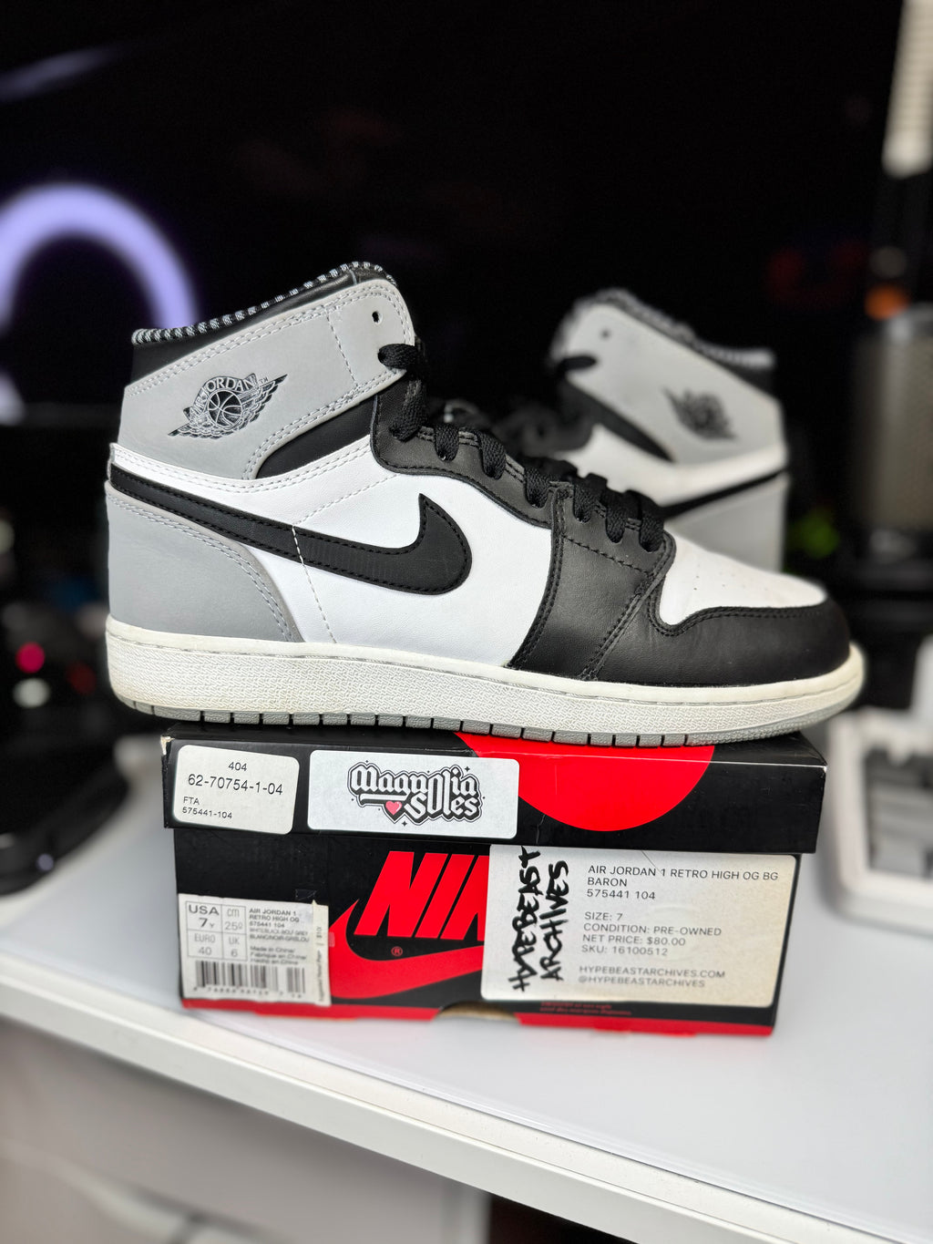 "Barons" Air Jordan Retro 1 (GS)
