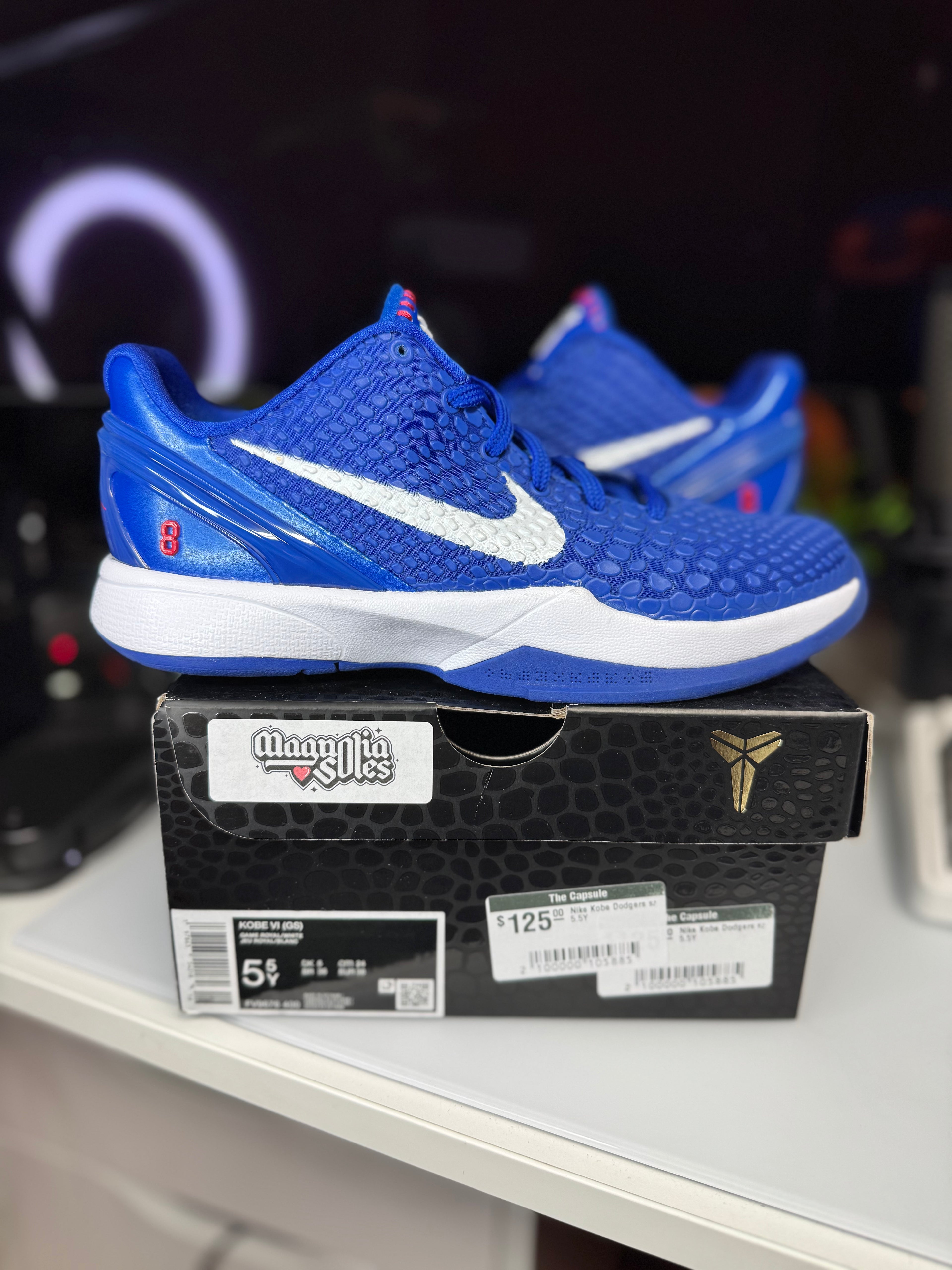 "Dodgers" Nike Kobe 6 Protro (GS)