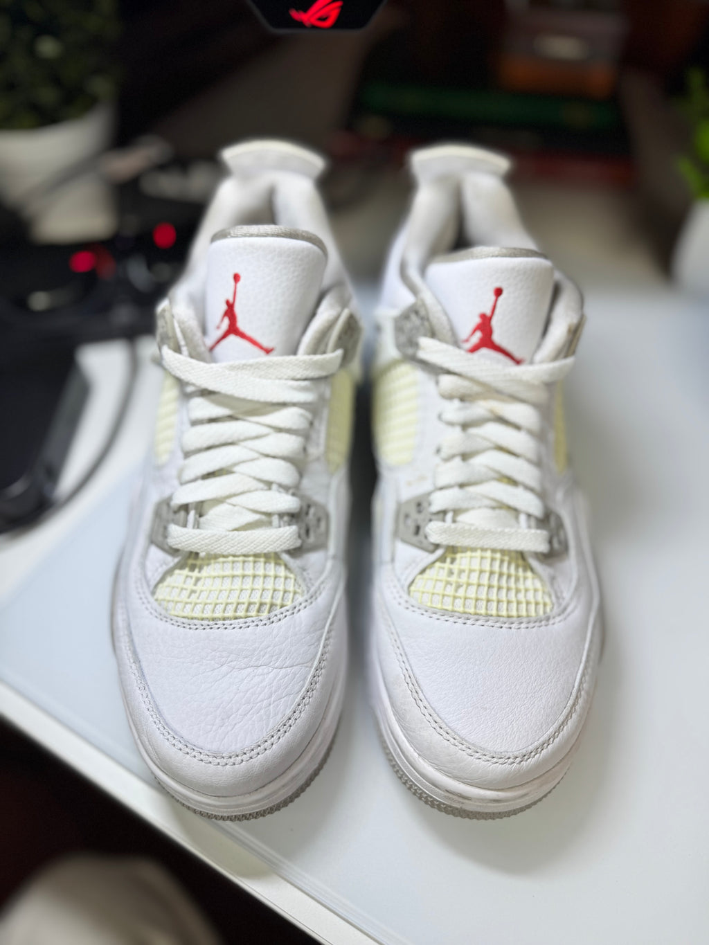 "White Oreo" Air Jordan Retro 4 (GS)
