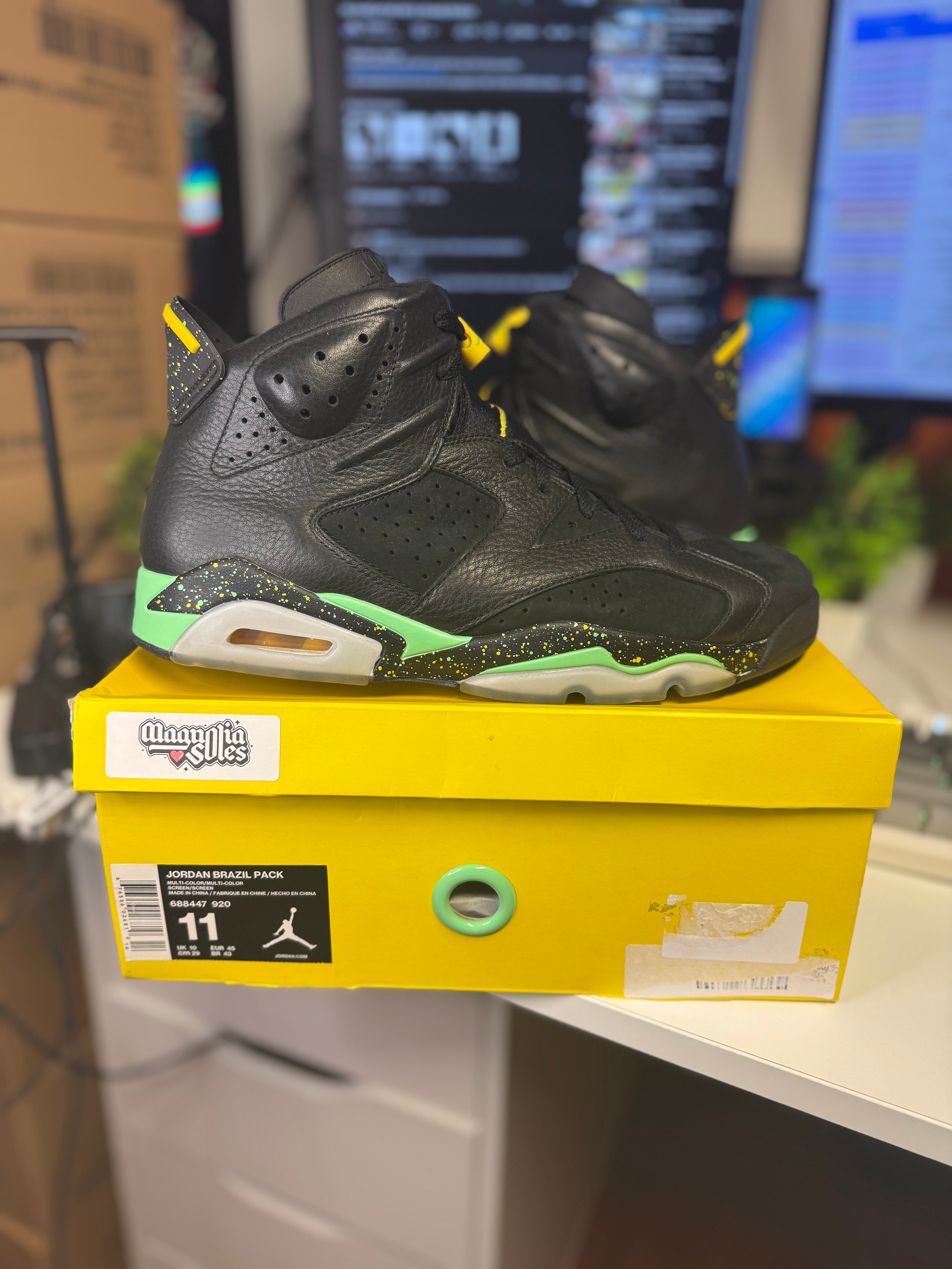 "Brazil" Air Jordan Retro 6