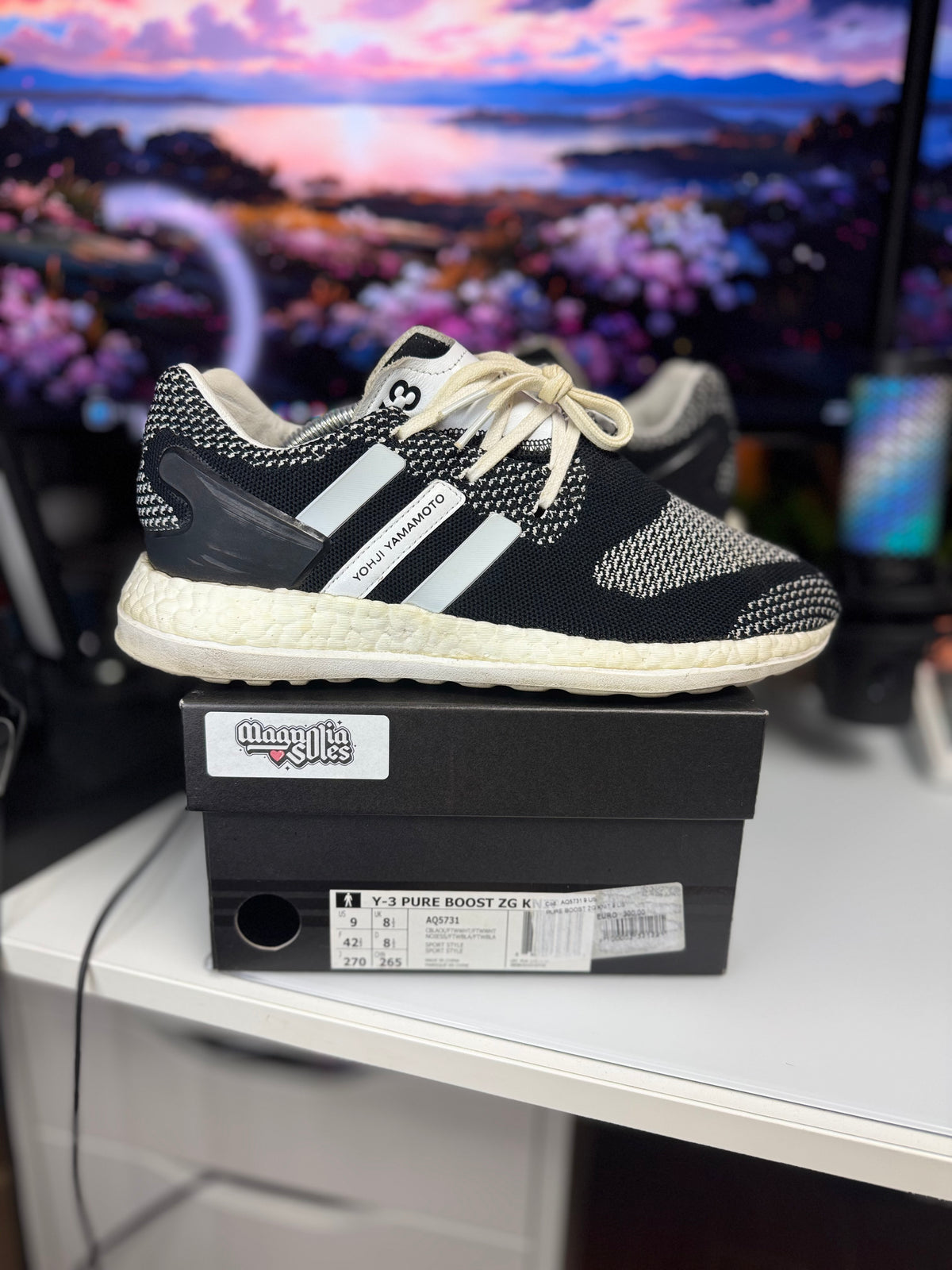 "Oreo" Adidas Y-3 Pure Boost ZG Knit