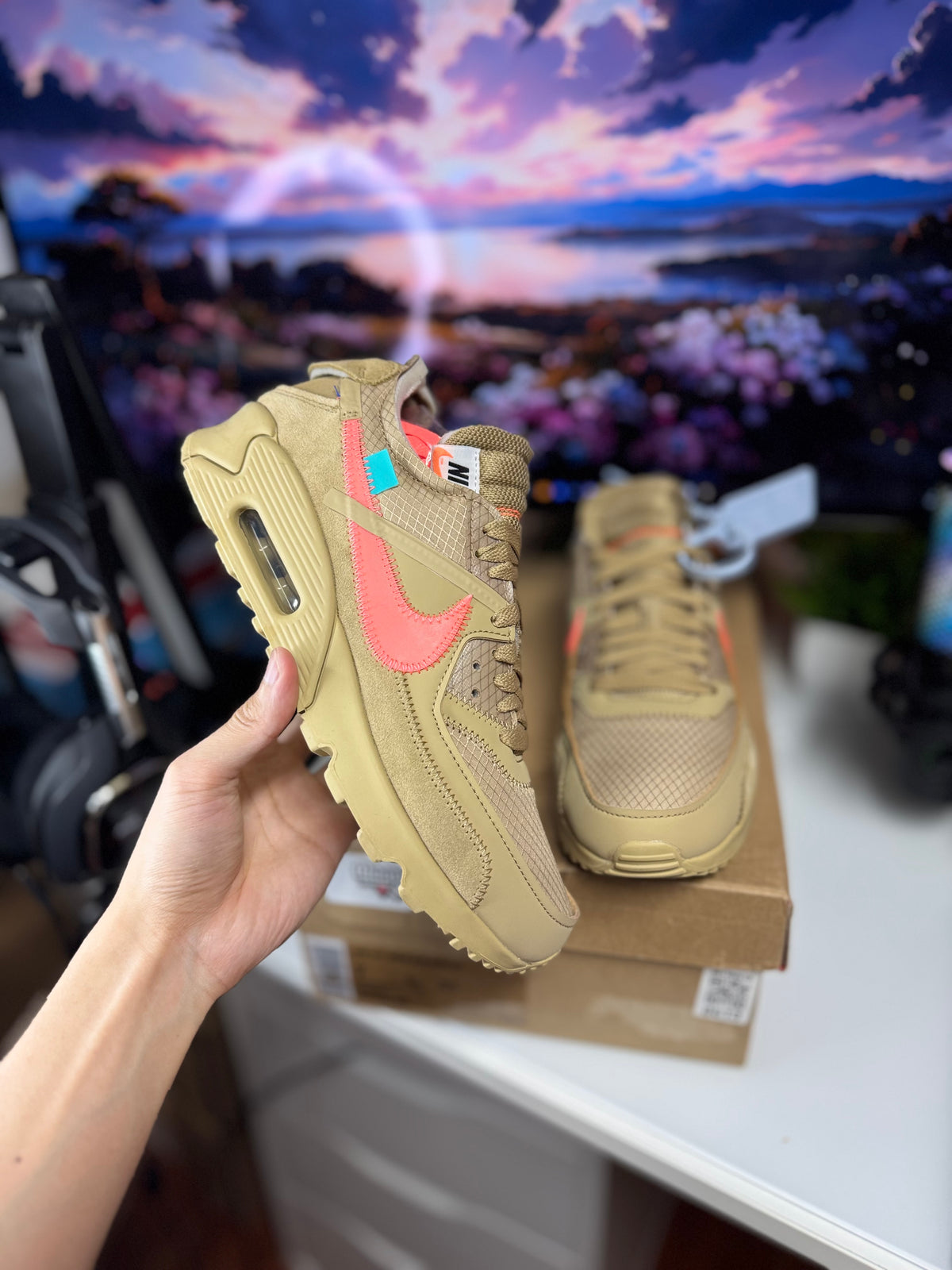 "Desert Ore" Off White Nike Air Max 90