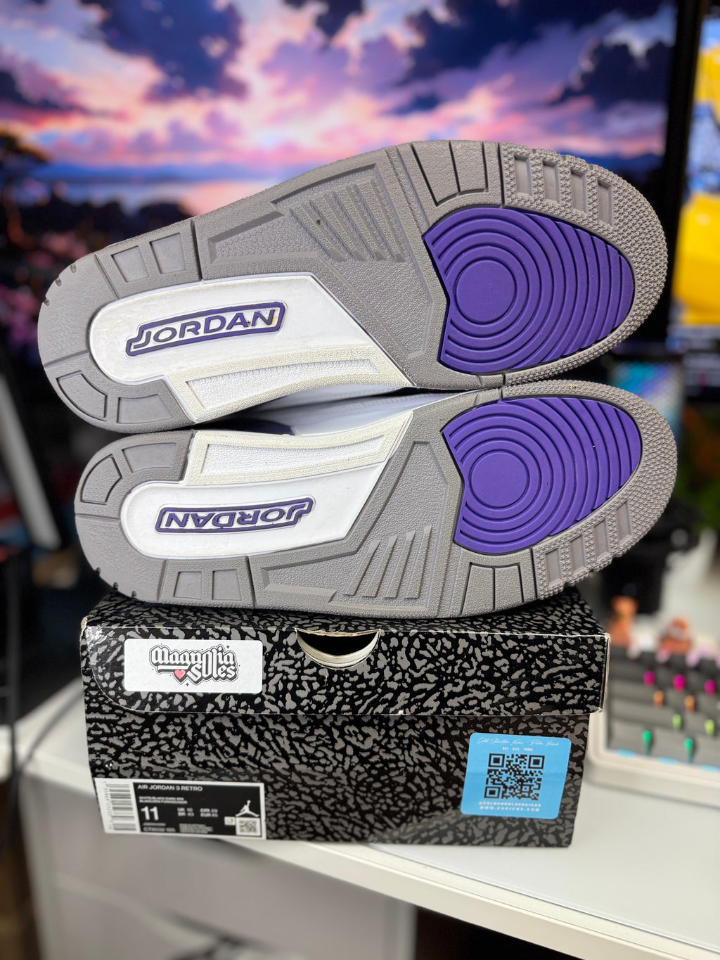 "Dark Iris" Air Jordan Retro 3
