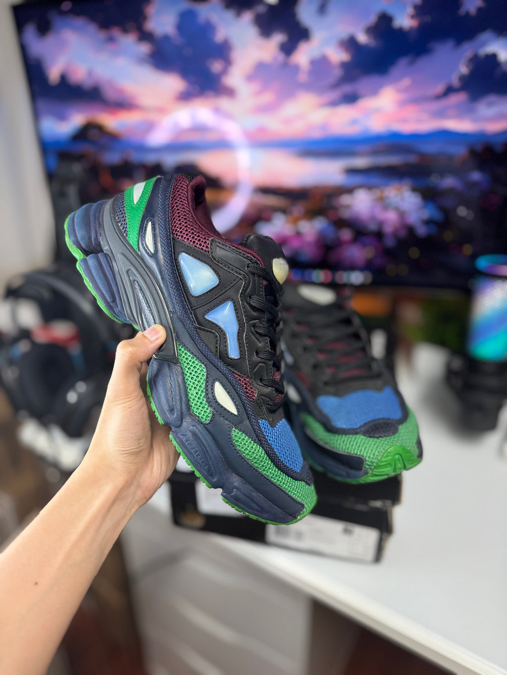 "Multicolor" Adidas Raf Simons Ozweego