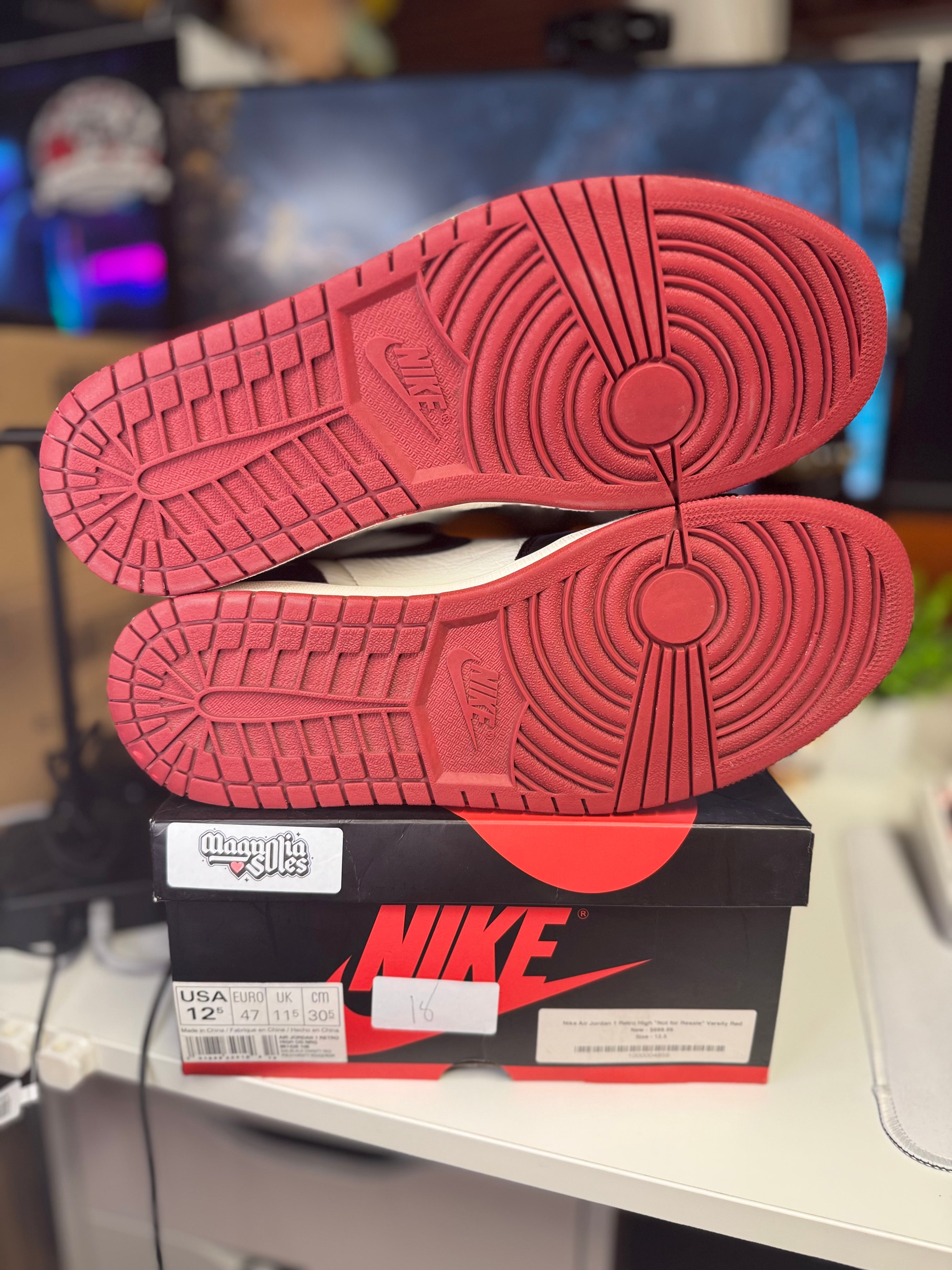 "Not For Resale Red" Air Jordan Retro 1 OG