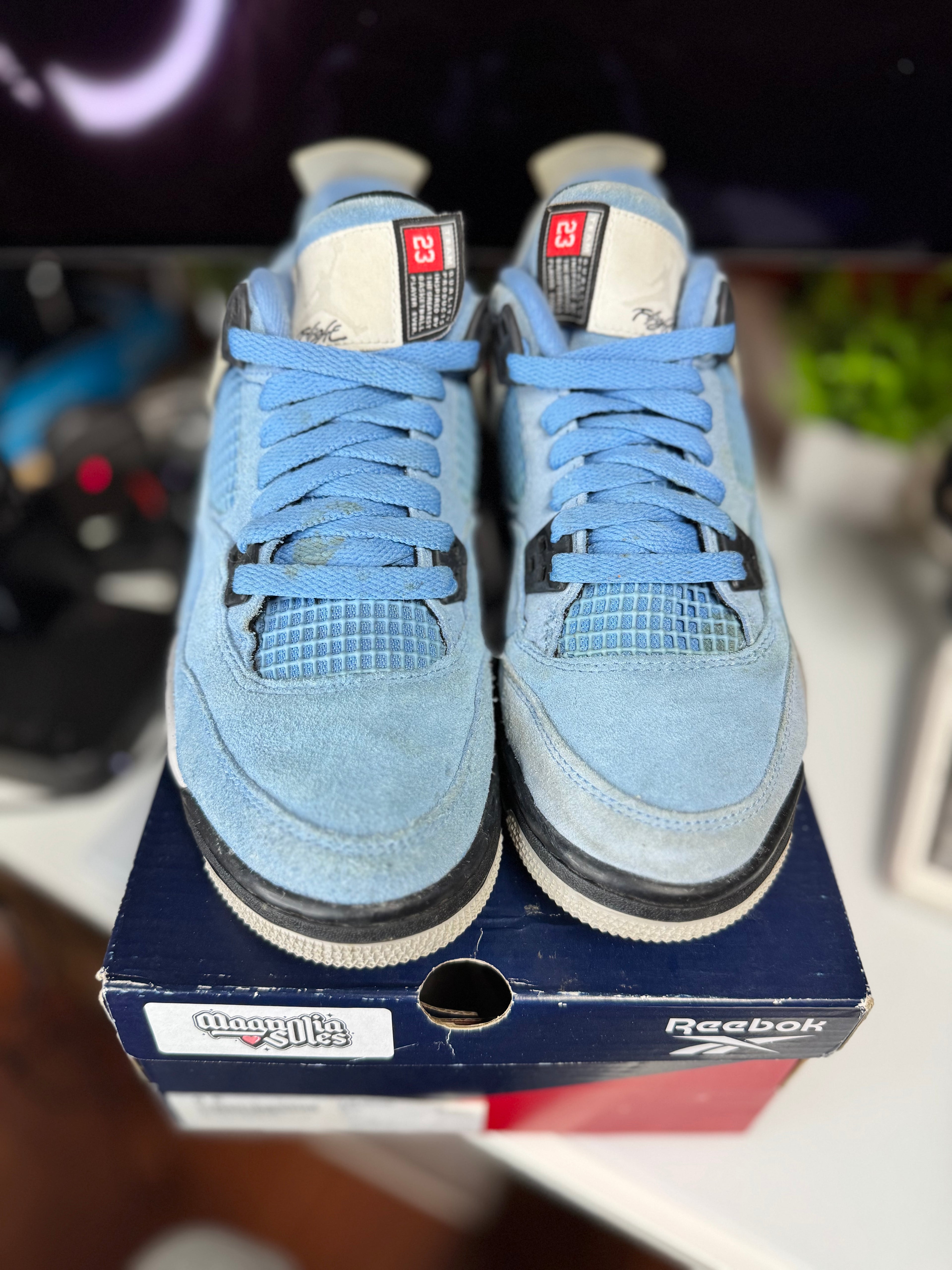 "University Blue" Air Jordan Retro 4 (GS)