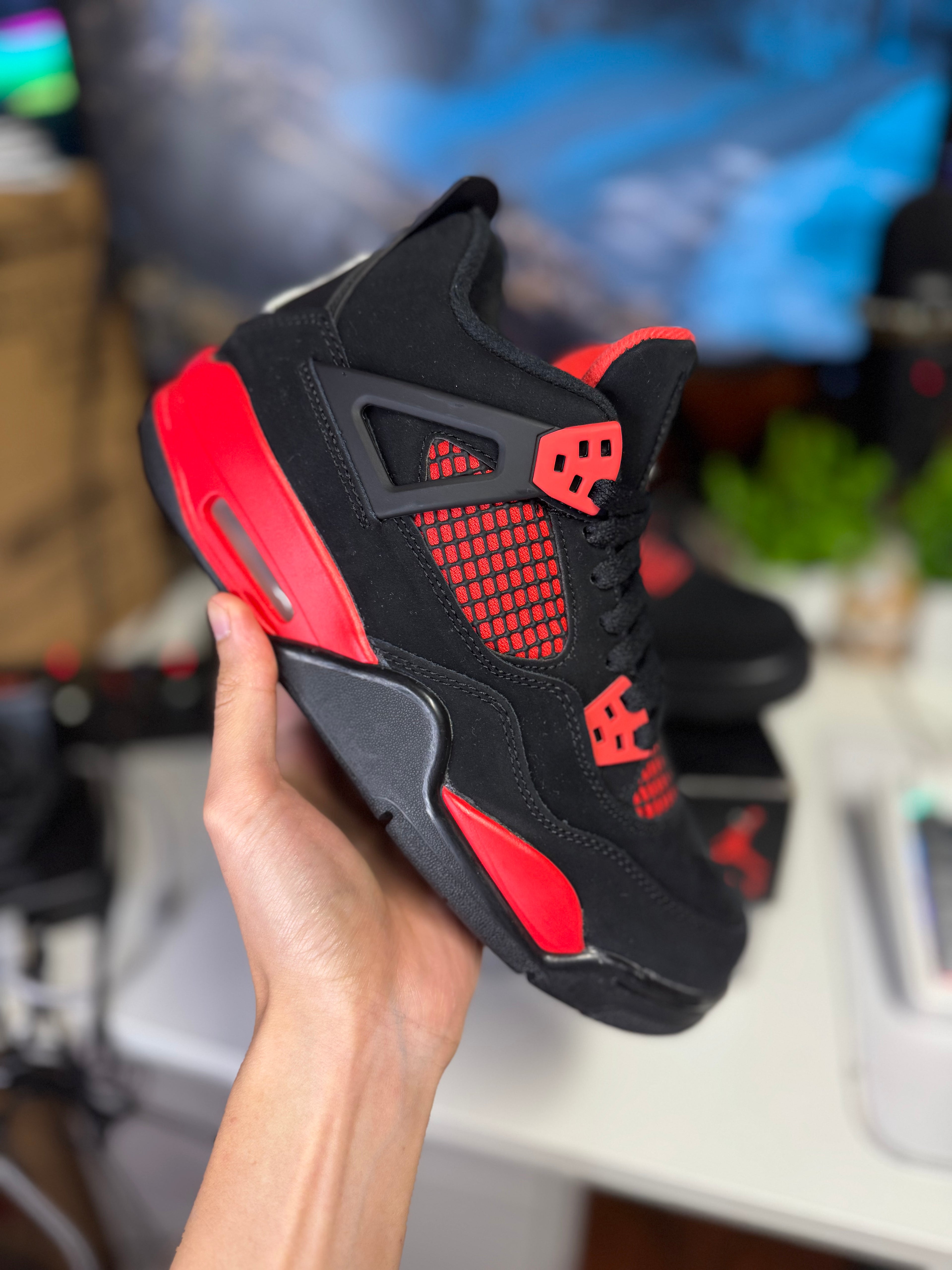 "Red Thunder" Air Jordan Retro 4 (GS)