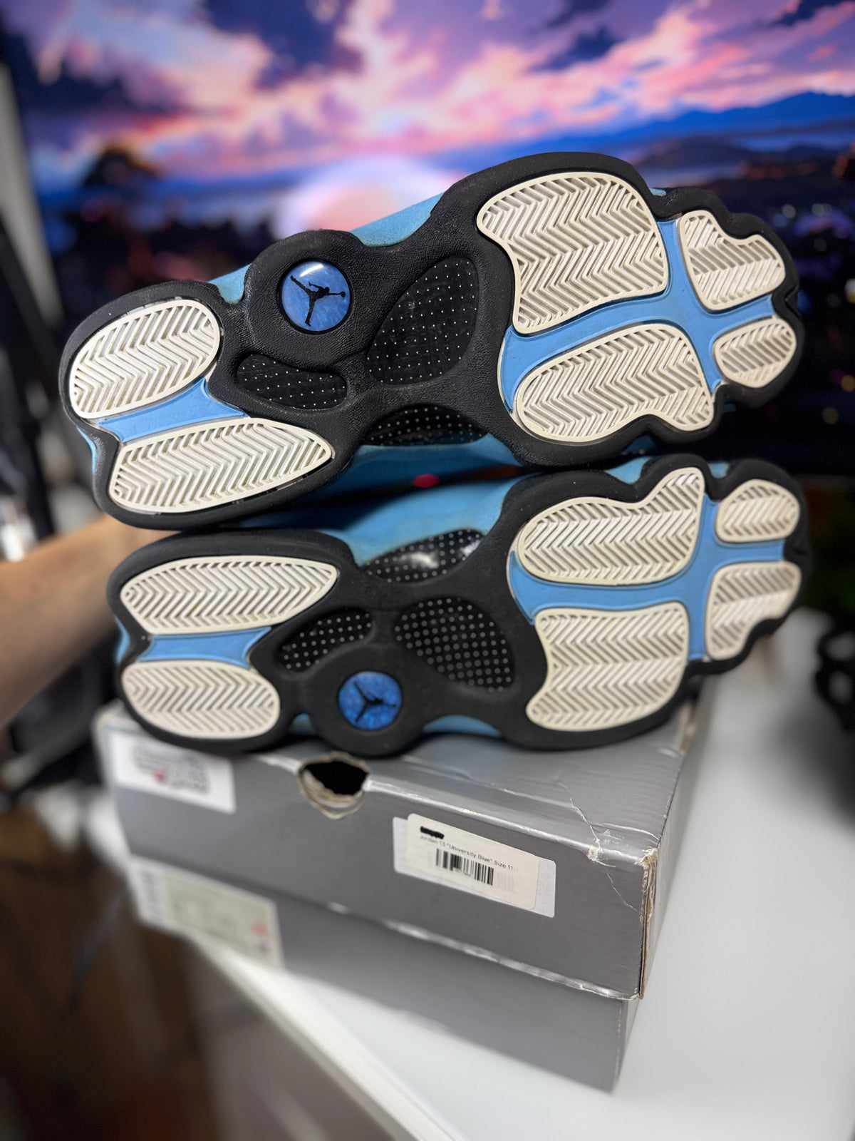 "University Blue" Air Jordan Retro 13