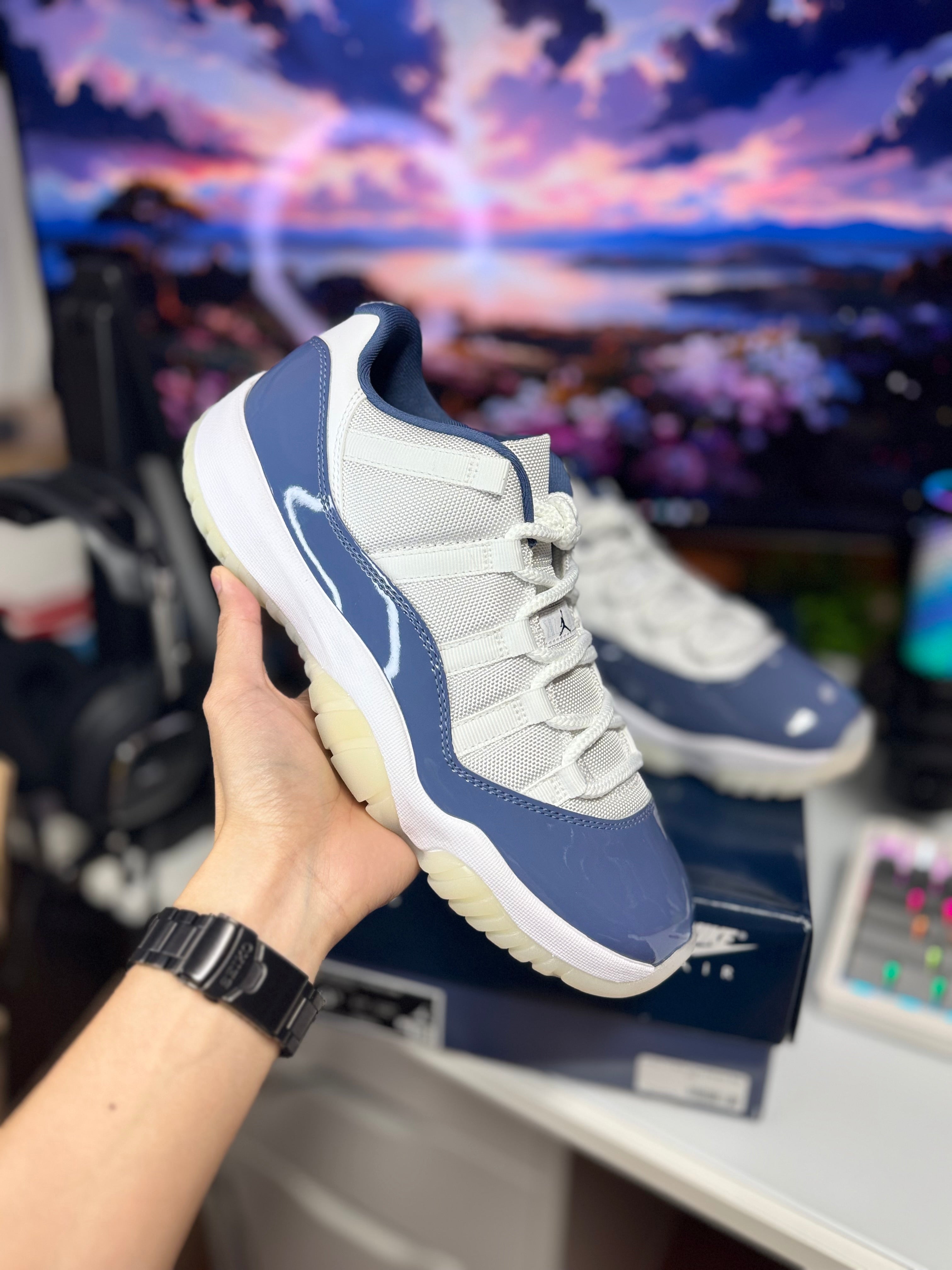 "Diffused Blue" Air Jordan Retro 11 Low