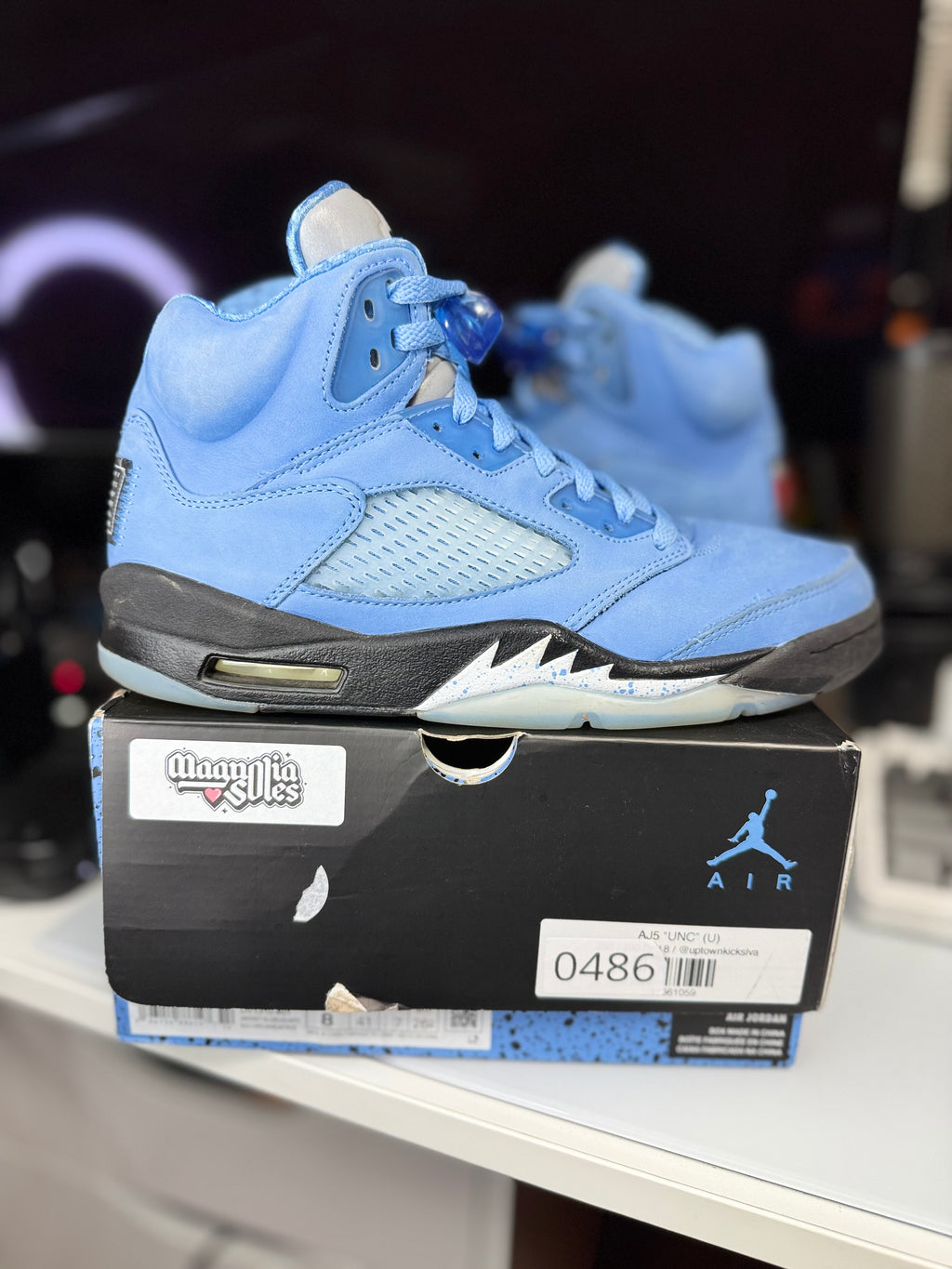 "UNC" Air Jordan Retro 5