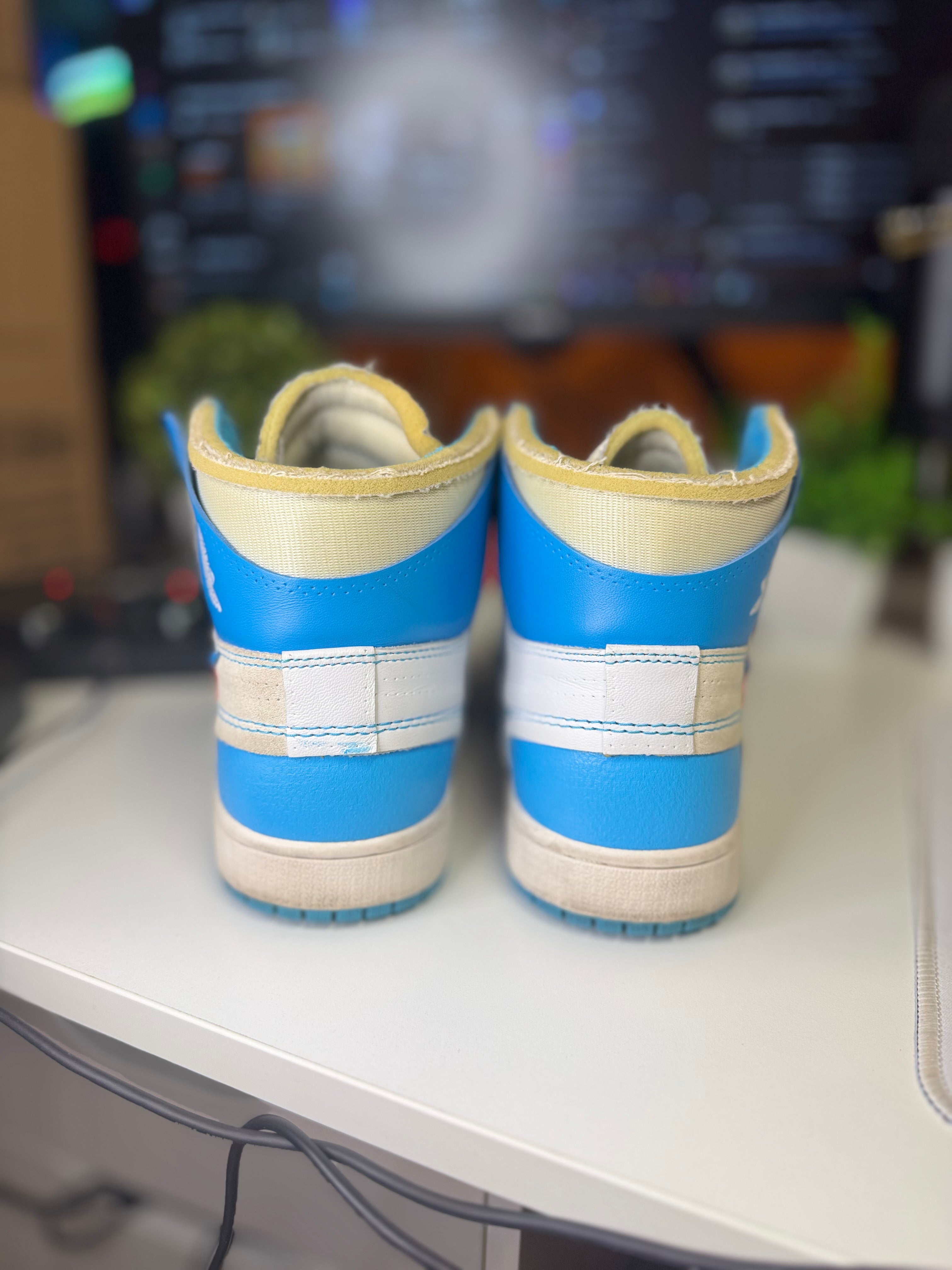 "University Blue UNC" Off White Air Jordan Retro 1 OG