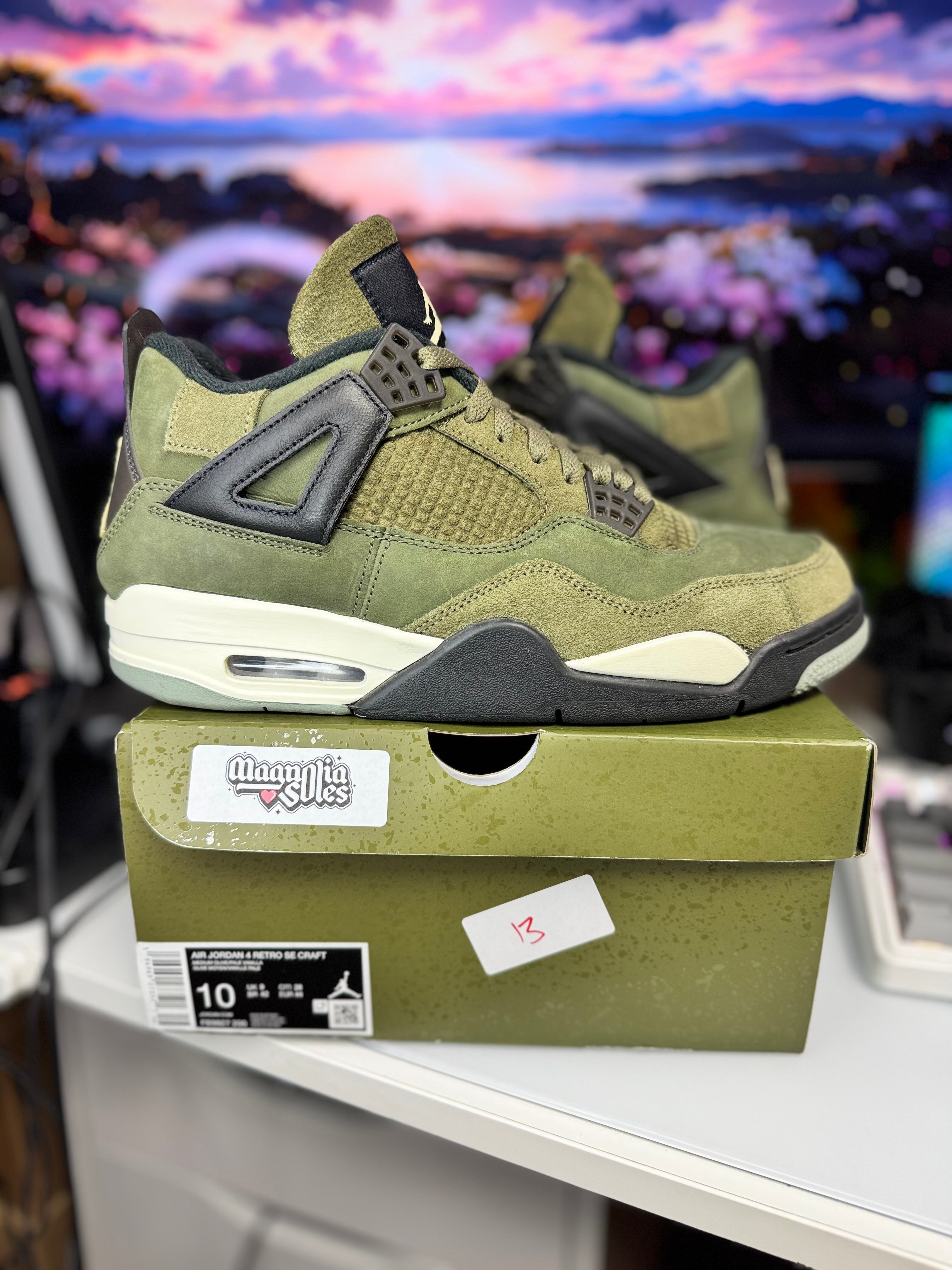 "Olive Craft" Air Jordan Retro 4