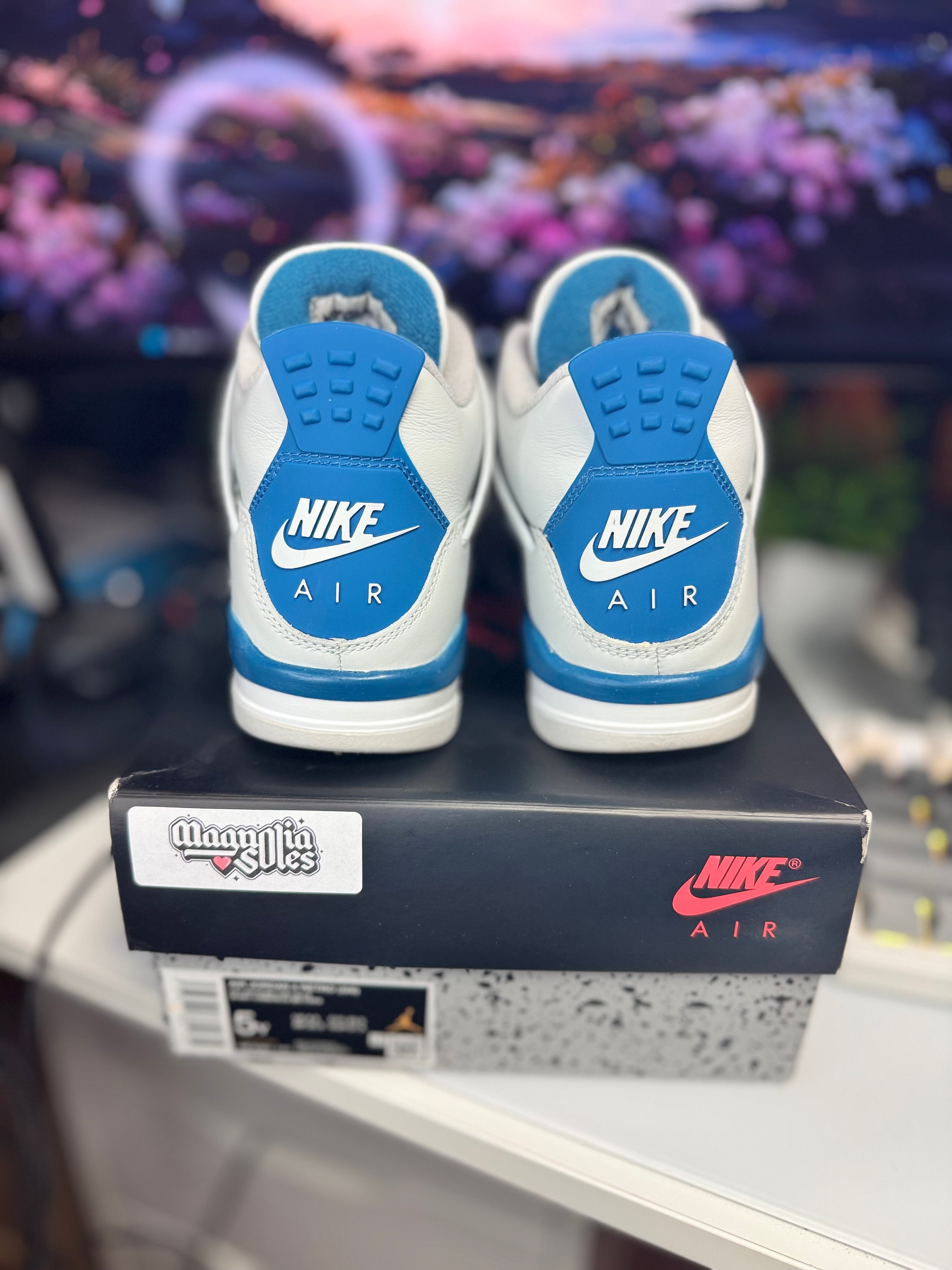“Industrial Blue” Air Jordan Retro 4 (GS)