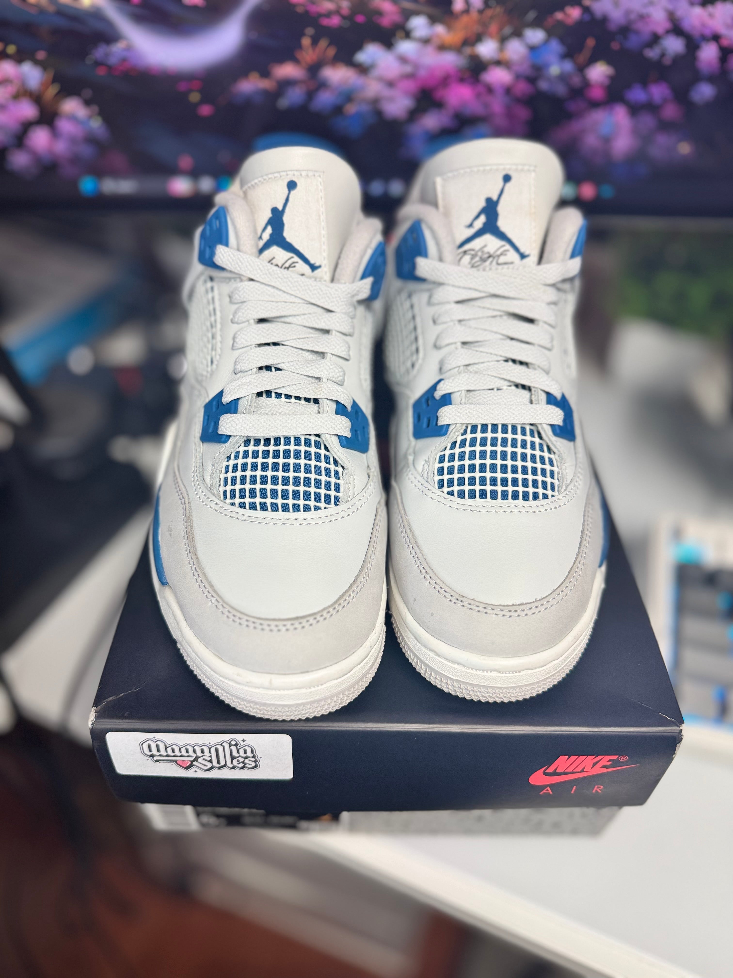 “Industrial Blue” Air Jordan Retro 4 (GS)