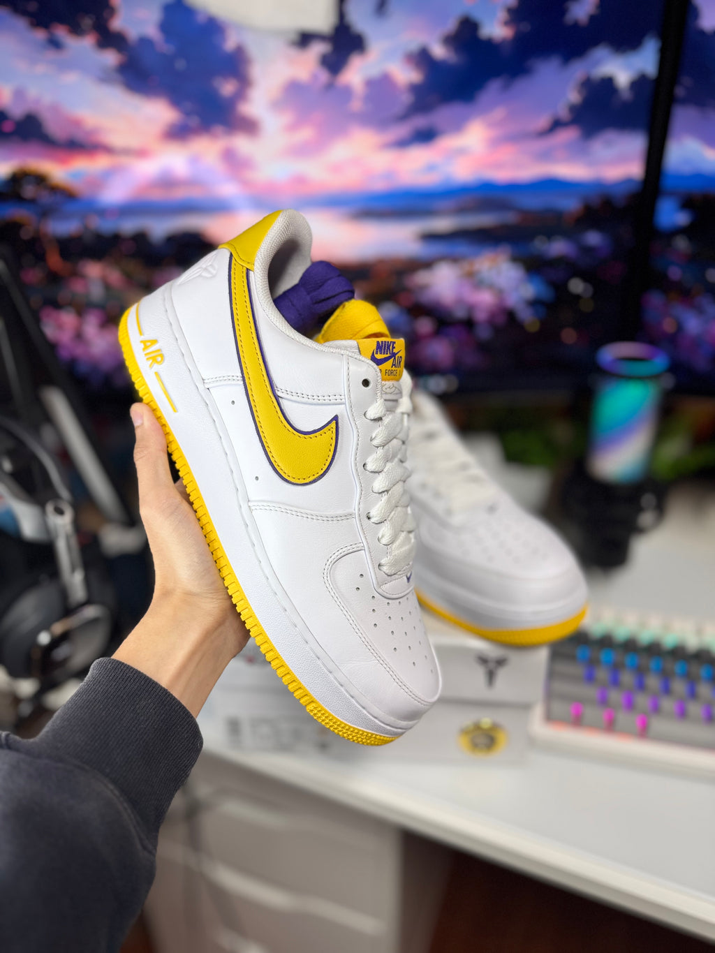 "Lakers Home" Nike Air Force 1 Low Kobe Bryant