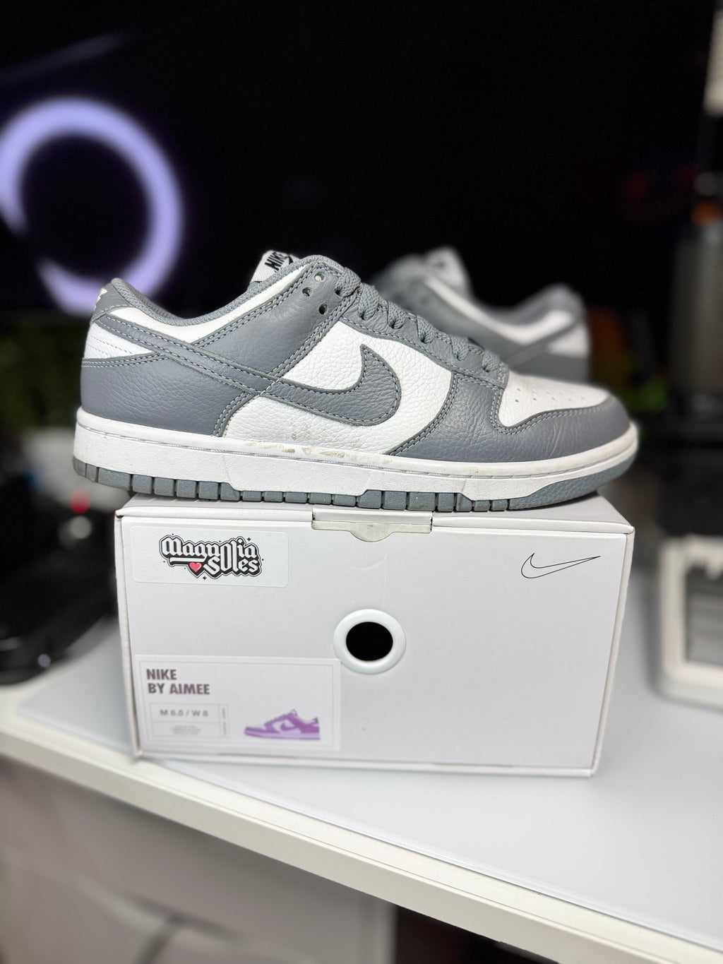"Cool Grey" Nike ID Dunk Low (WMNS)