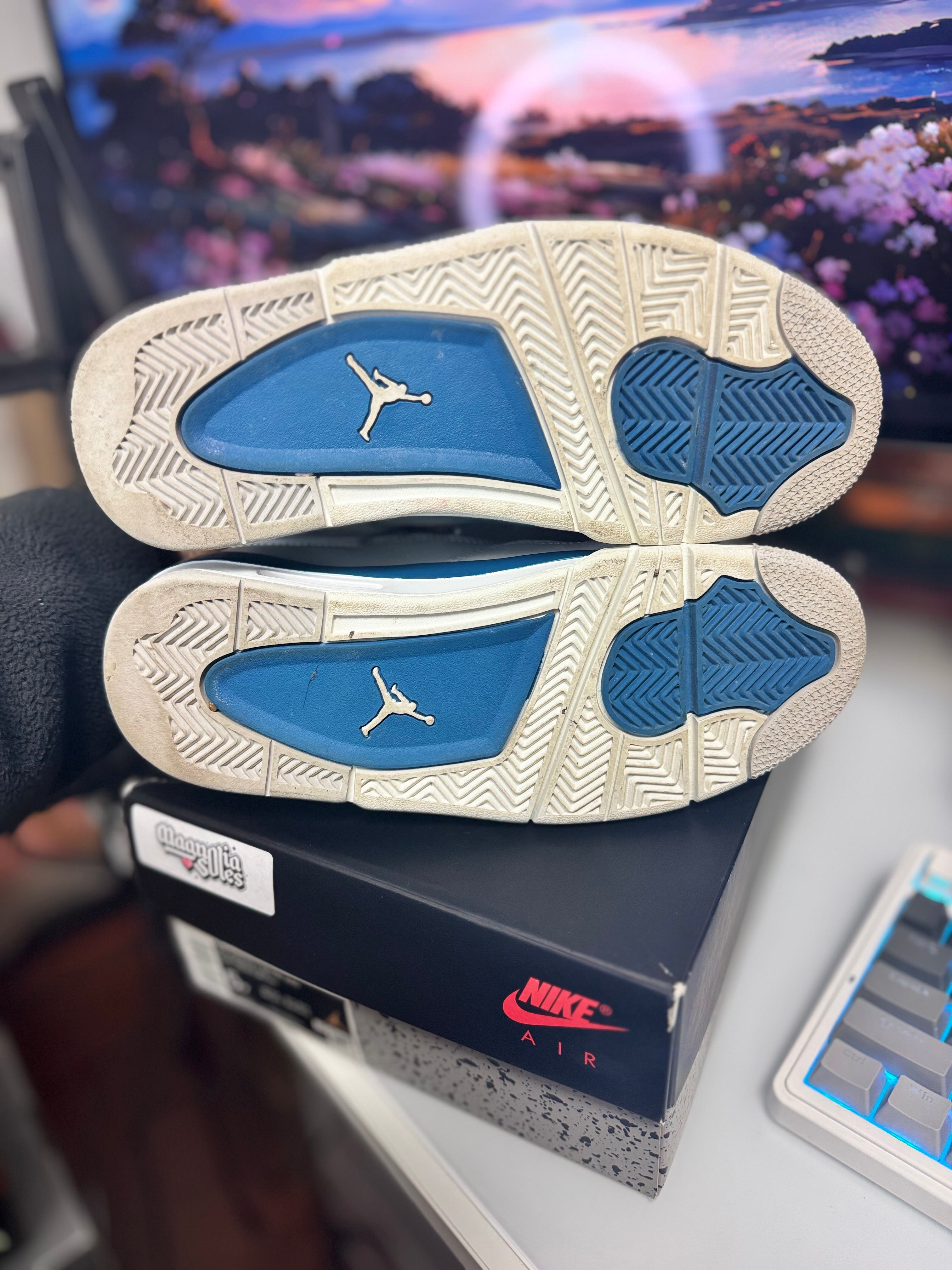 “Industrial Blue” Air Jordan Retro 4 (GS)