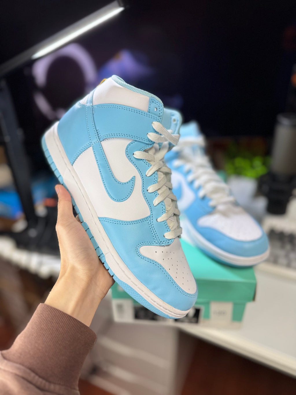 "Blue Chill" Nike Dunk High
