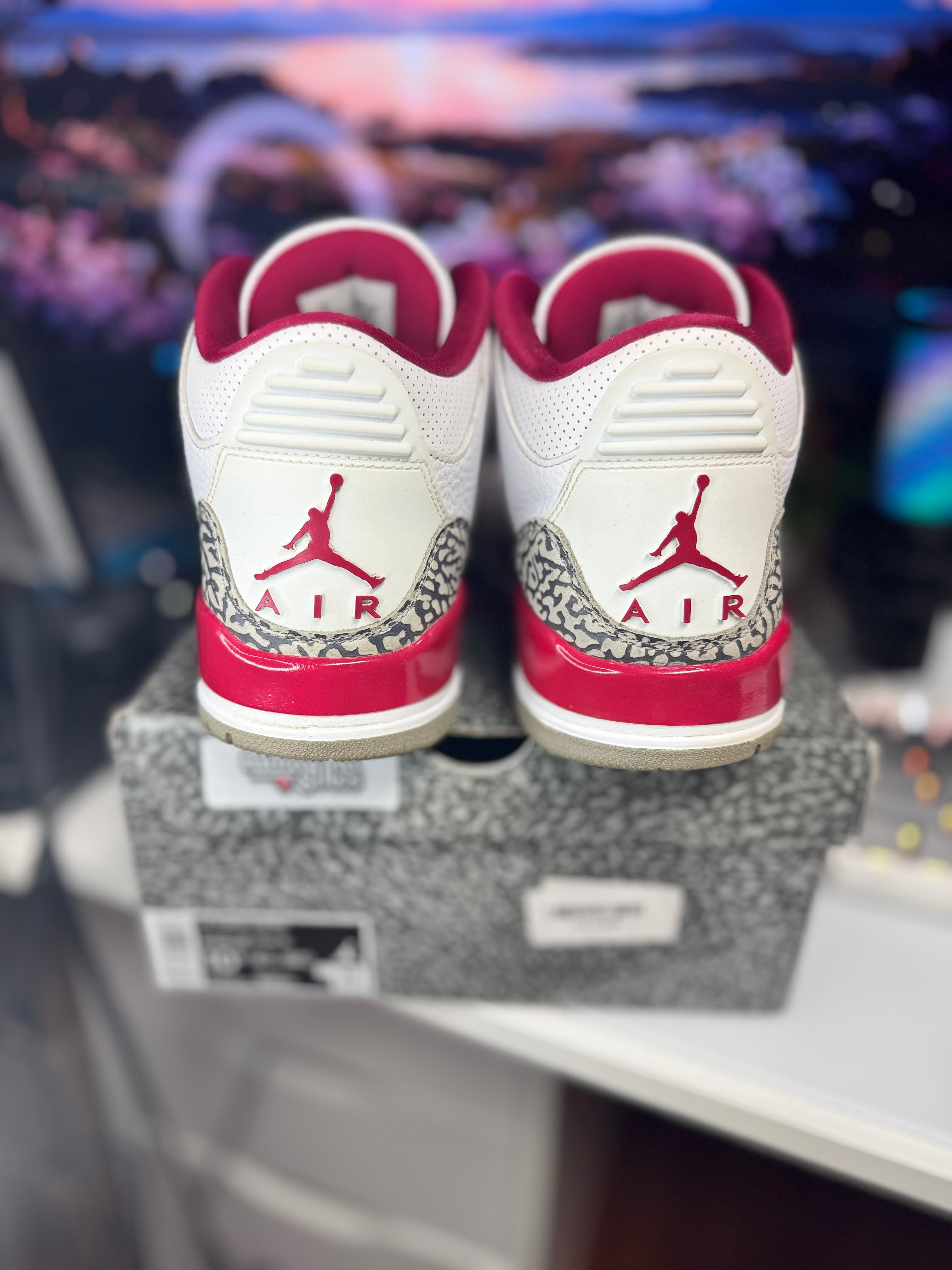“Cardinal Red” Air Jordan Retro 3
