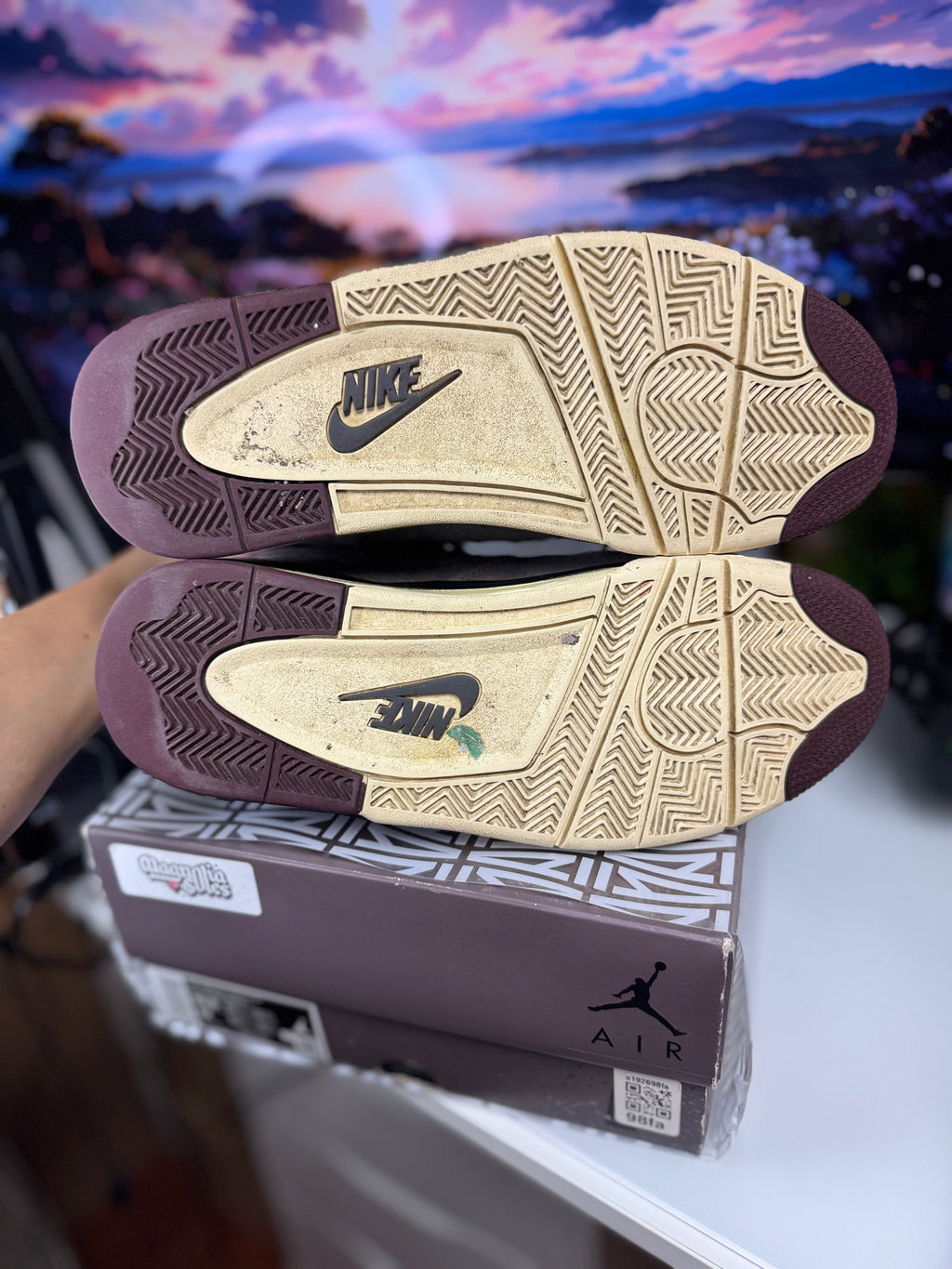 "Violet Ore A Ma Maniere" Air Jordan Retro 4