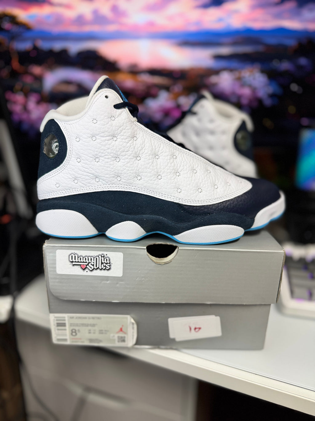 "Obsidian Powder Blue" Air Jordan Retro 13
