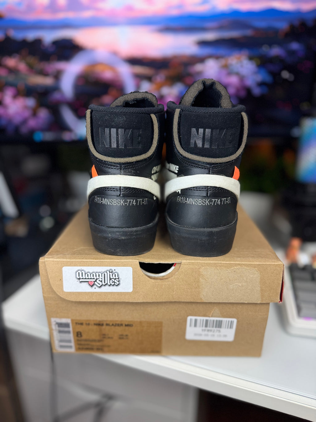 "Grim Reaper" Off White Nike Blazer Mid