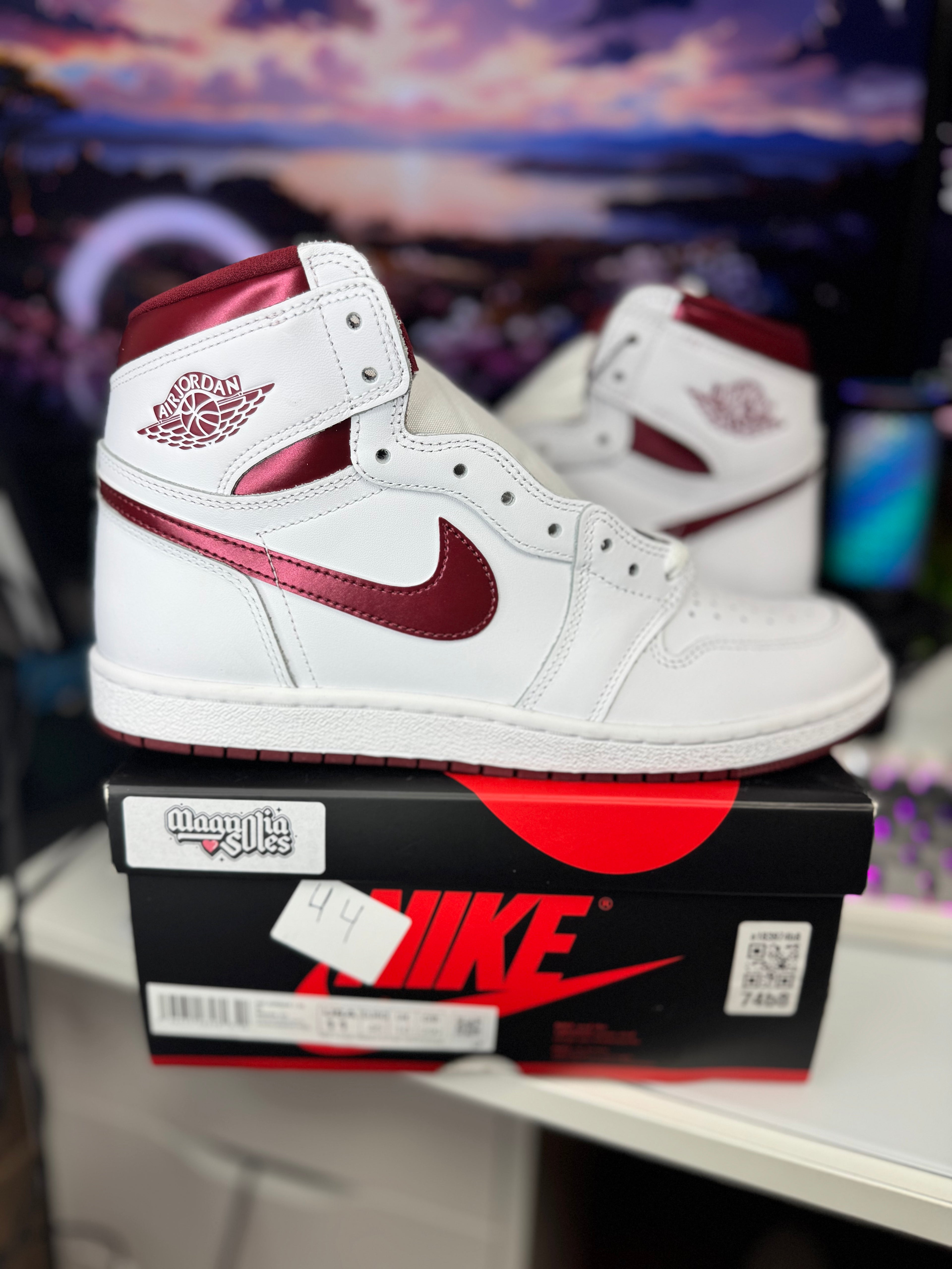 "Metallic Burgundy" Air Jordan Retro 1 '85