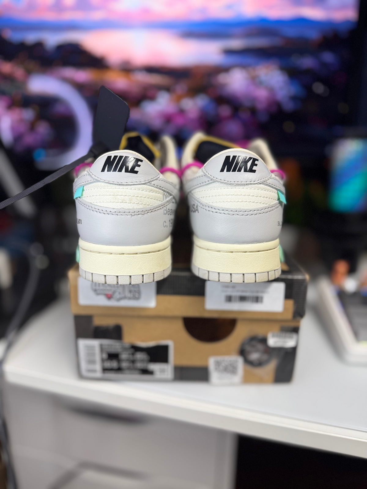 "Lot 30" Off White Nike Dunk Low