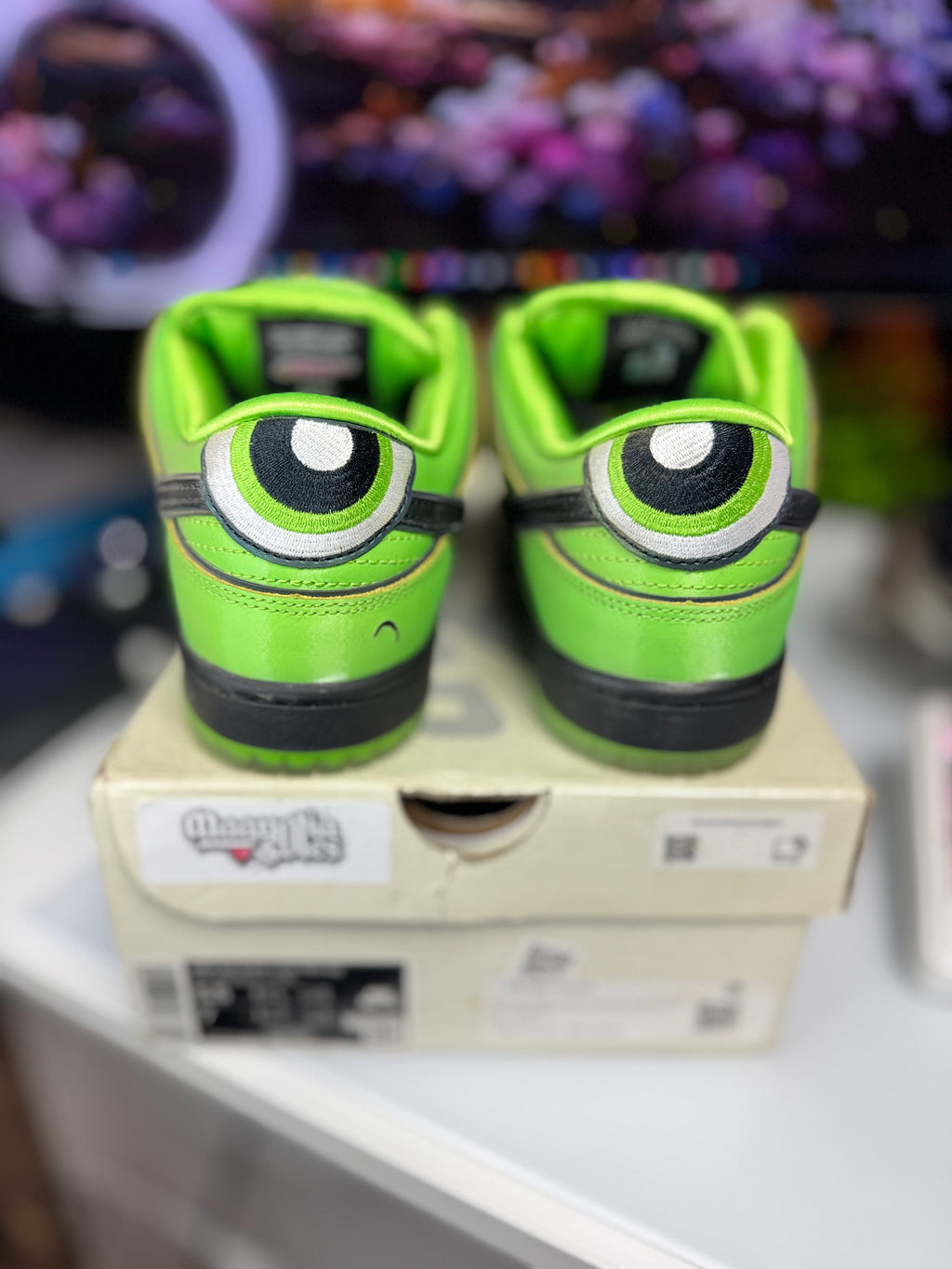 "Buttercup Powerpuff" Nike SB Dunk Low