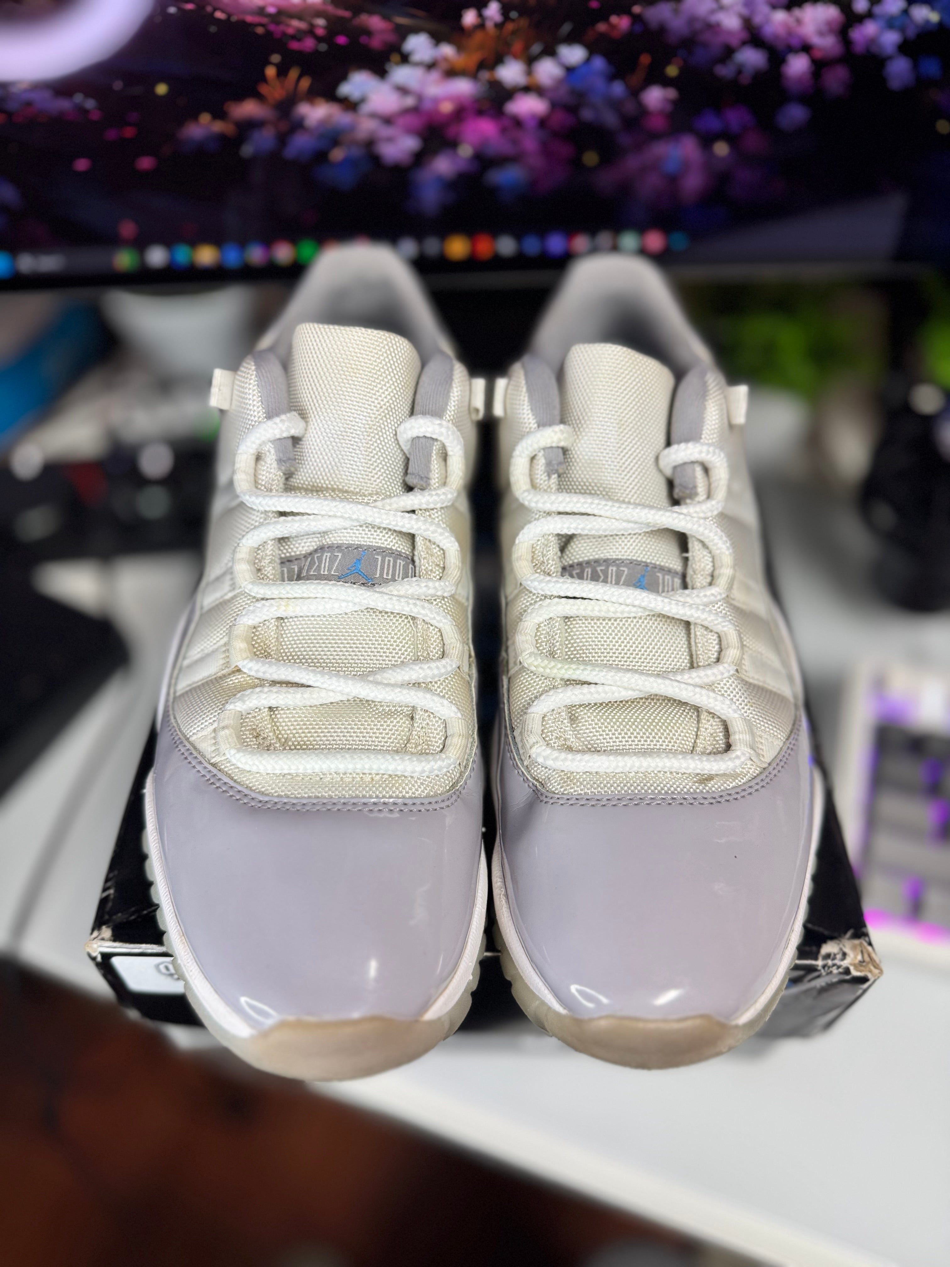"Cement Grey" Air Jordan Retro 11 Low