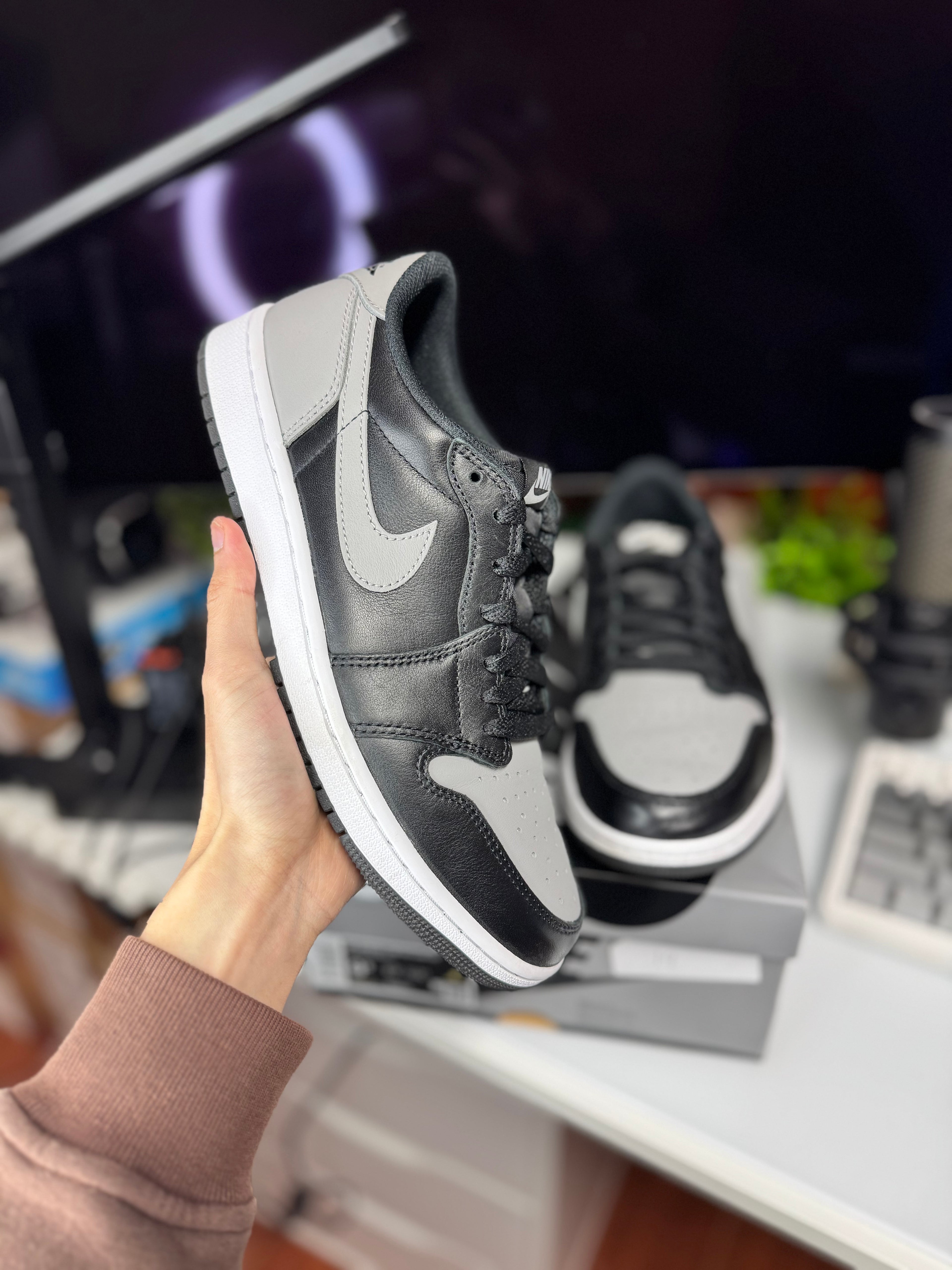 "Shadow" Air Jordan Retro 1 Low