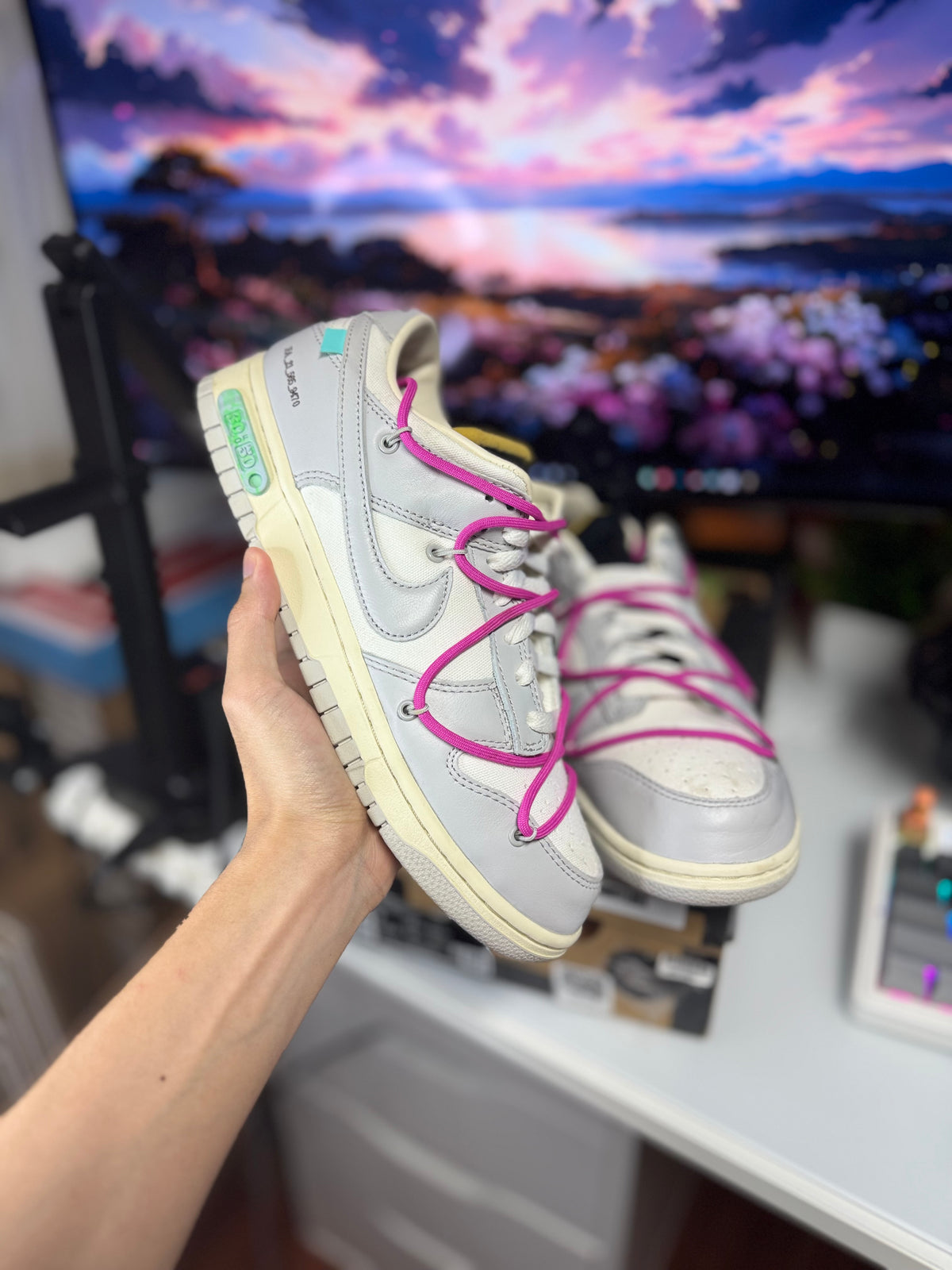 "Lot 30" Off White Nike Dunk Low