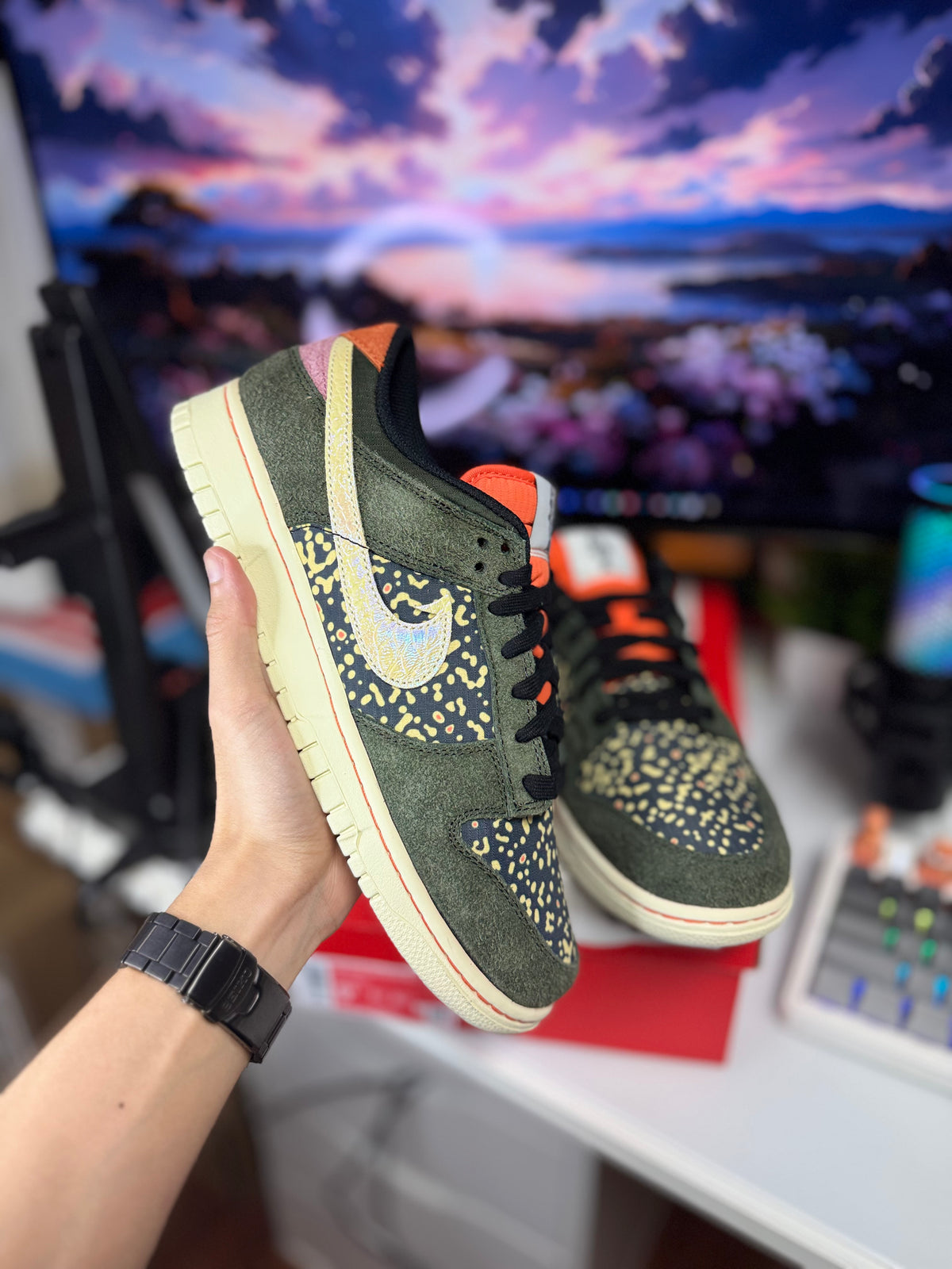 "Gone Fishing Rainbow Trout" Nike Dunk Low