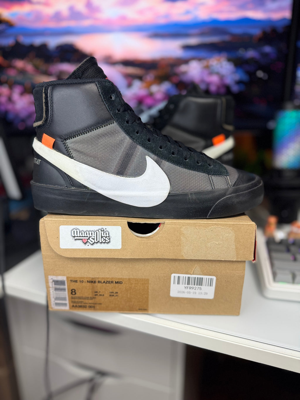 "Grim Reaper" Off White Nike Blazer Mid