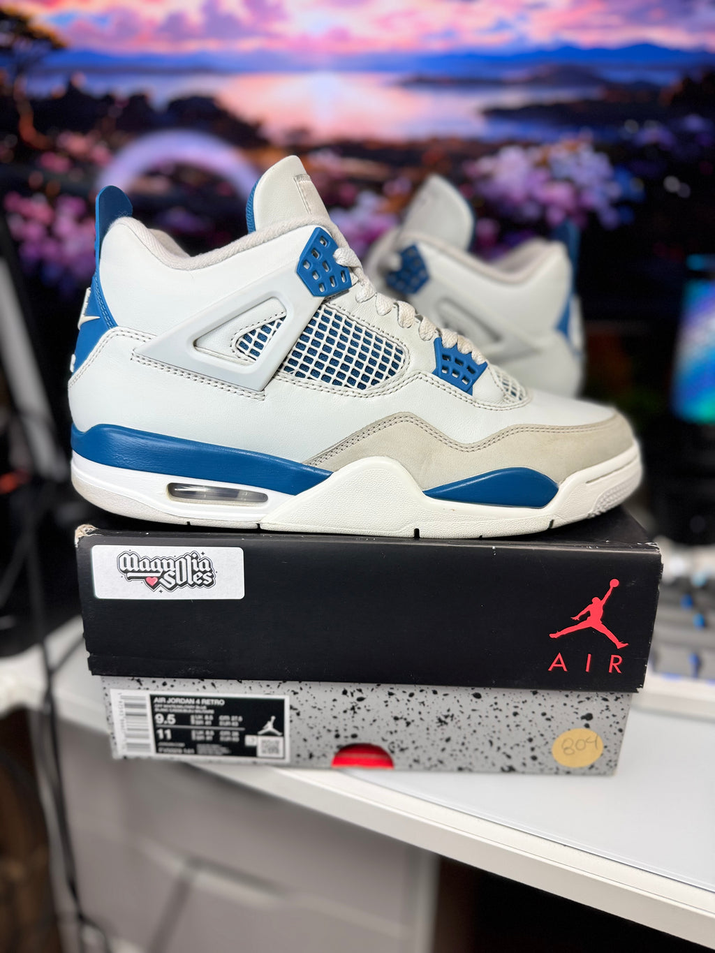 "Industrial Blue" Air Jordan Retro 4