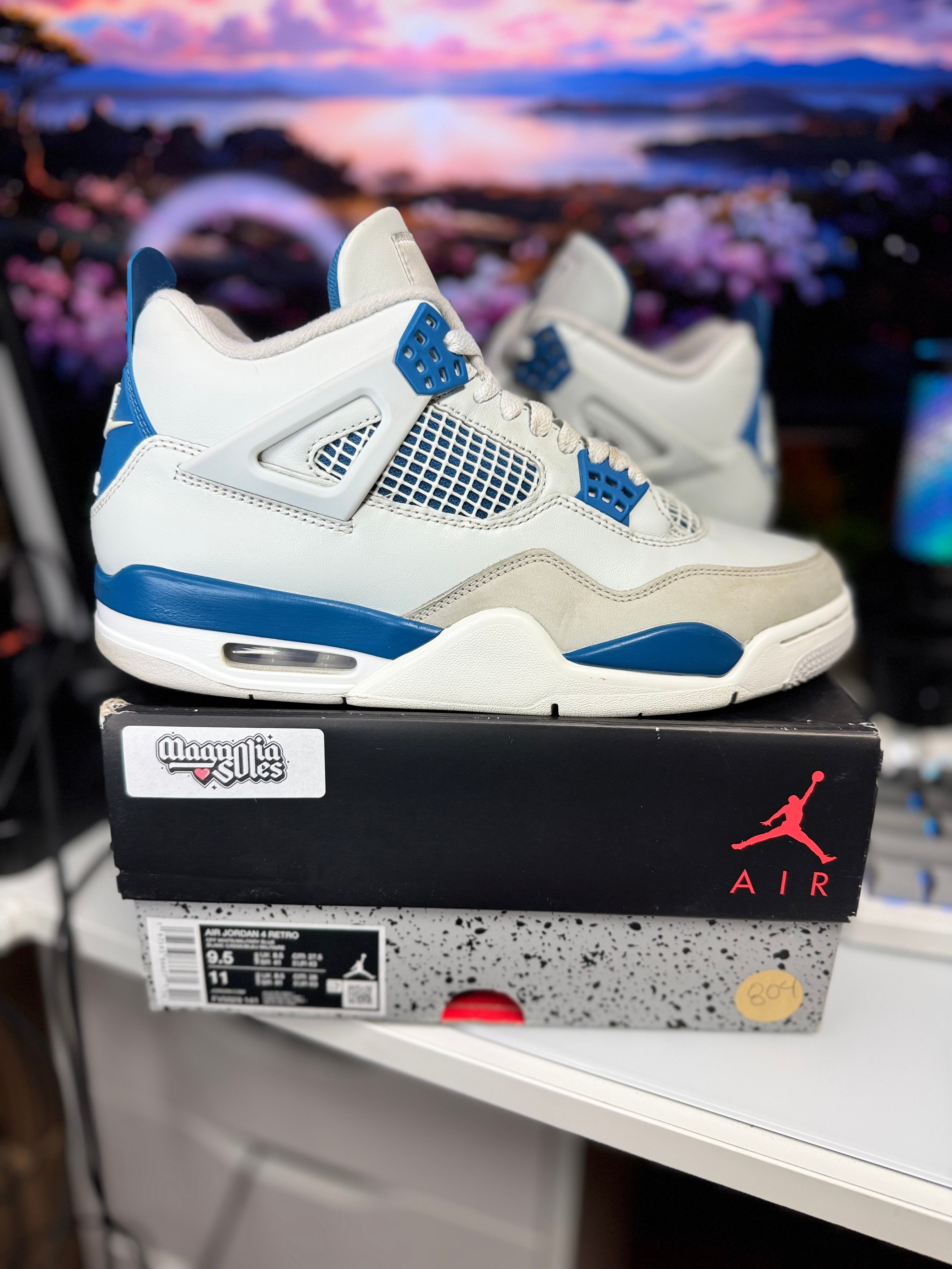 "Industrial Blue" Air Jordan Retro 4