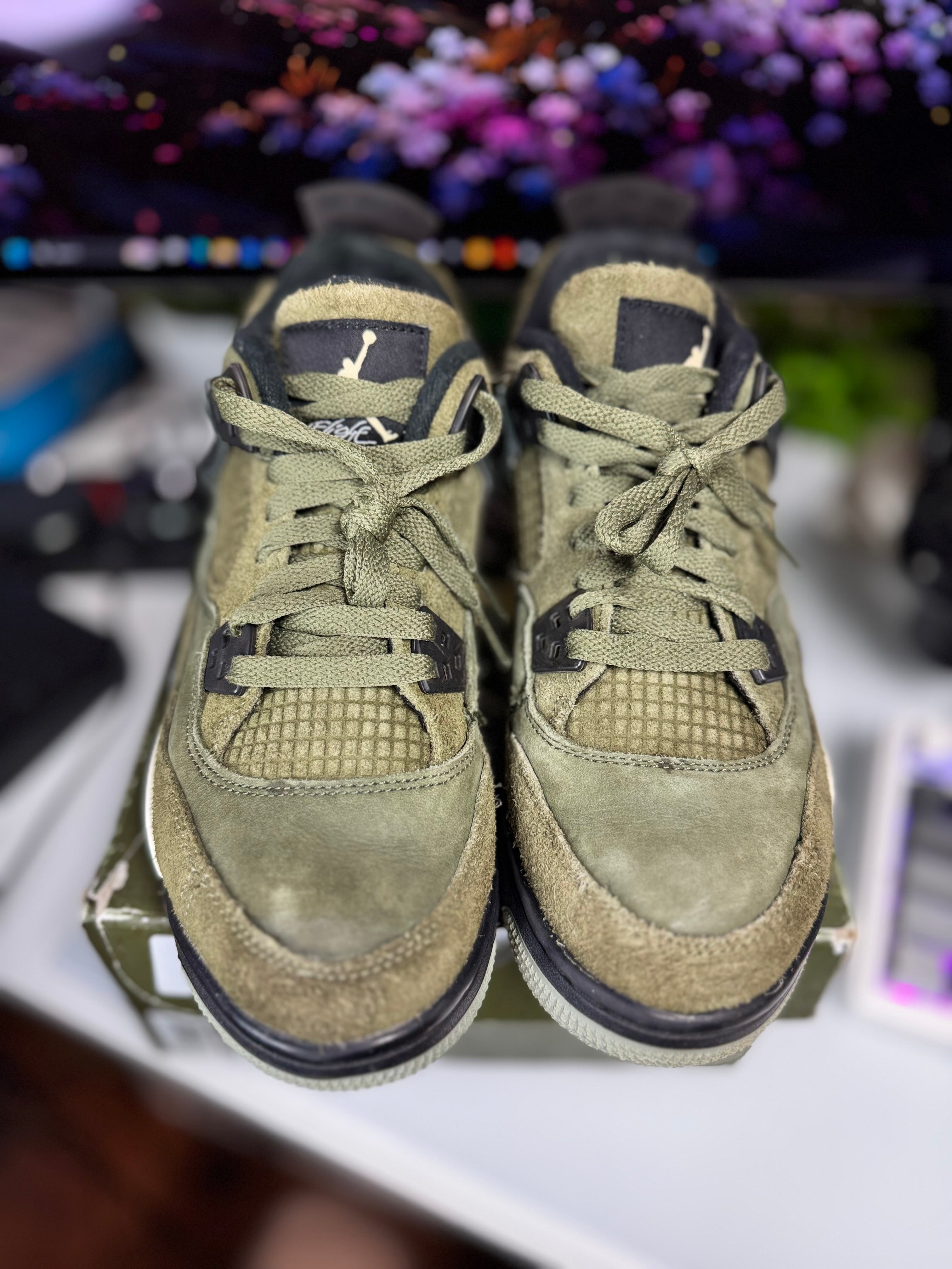 "Olive Craft" Air Jordan Retro 4 (GS)