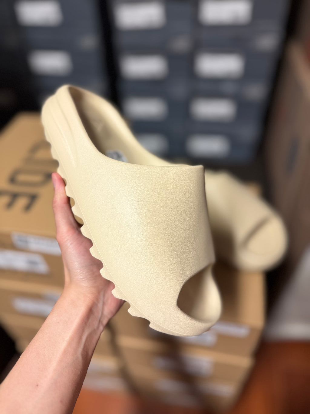 "Bone" Adidas Yeezy Slide