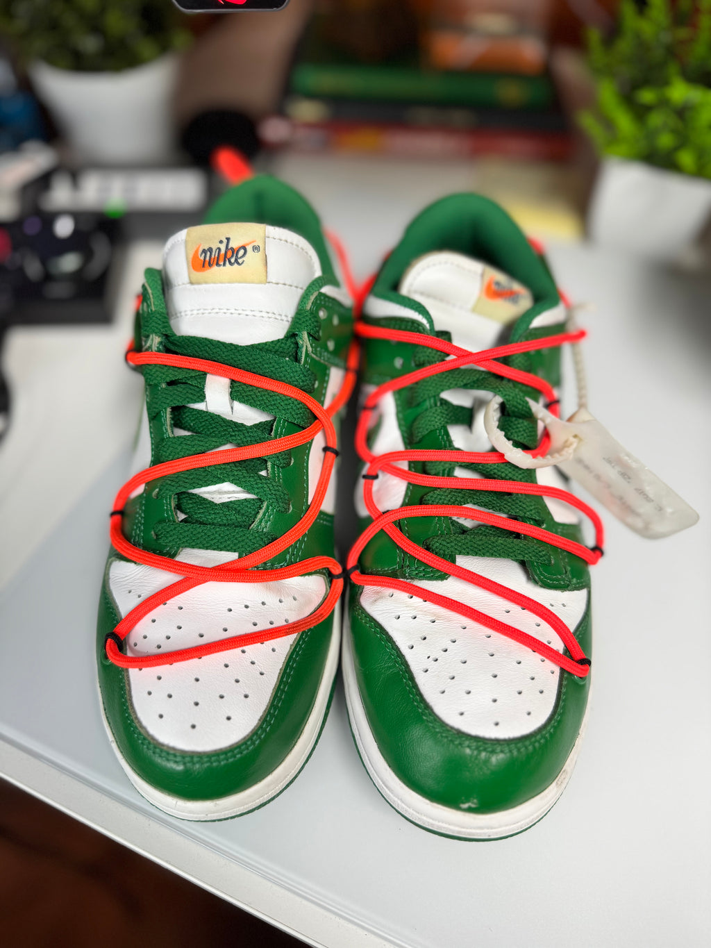 “Pine Green” Off White Nike Dunk Low