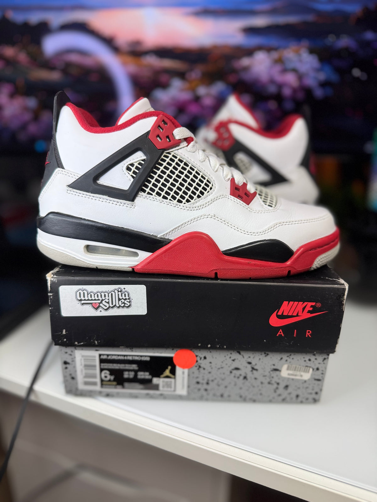 "Fire Red 2020" Air Jordan Retro 4 (GS)